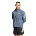 adi365  Veste running Hommes - bleu gris
