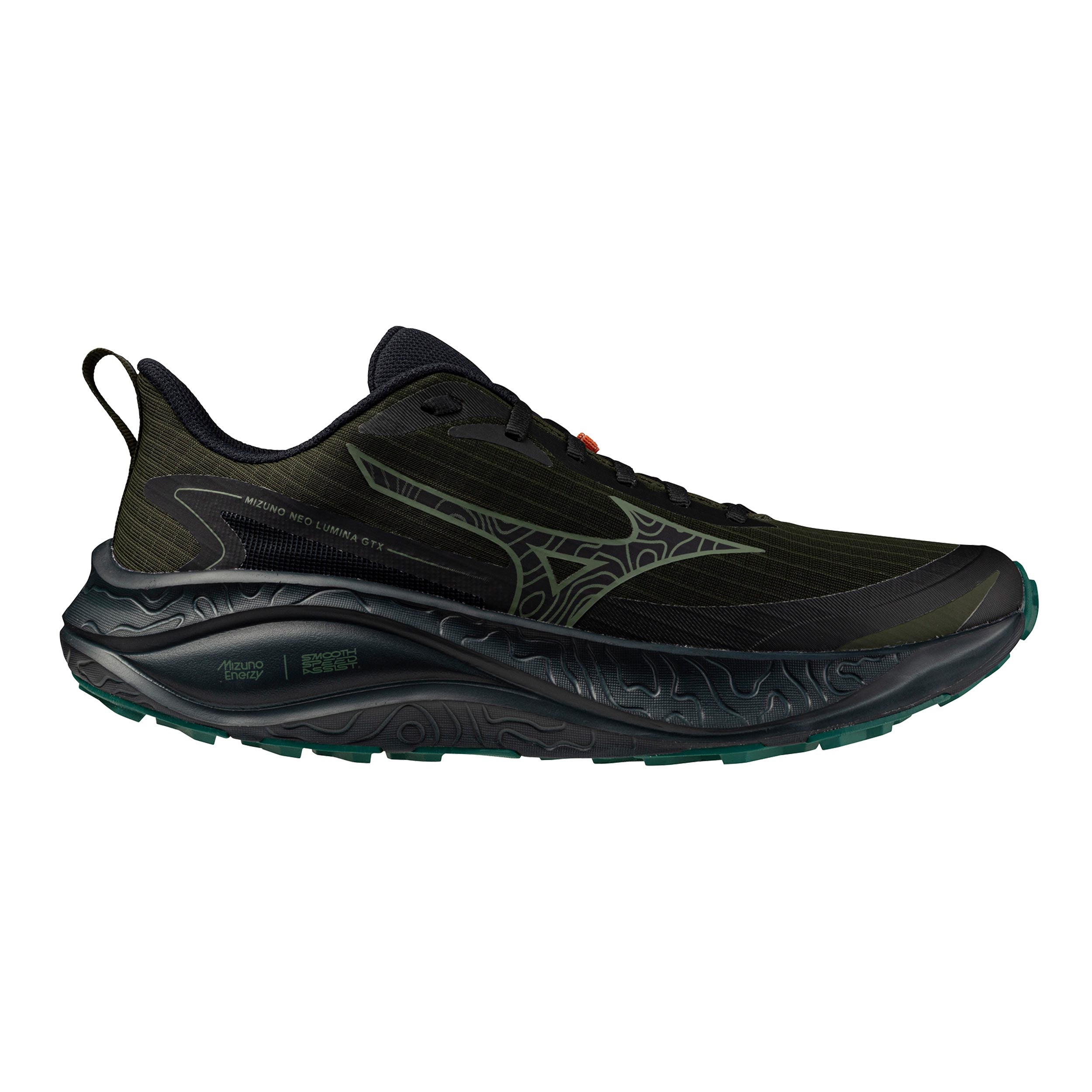 Mizuno Neo Lumina GTX  Chaussure trail Hommes - vert foncé, noir