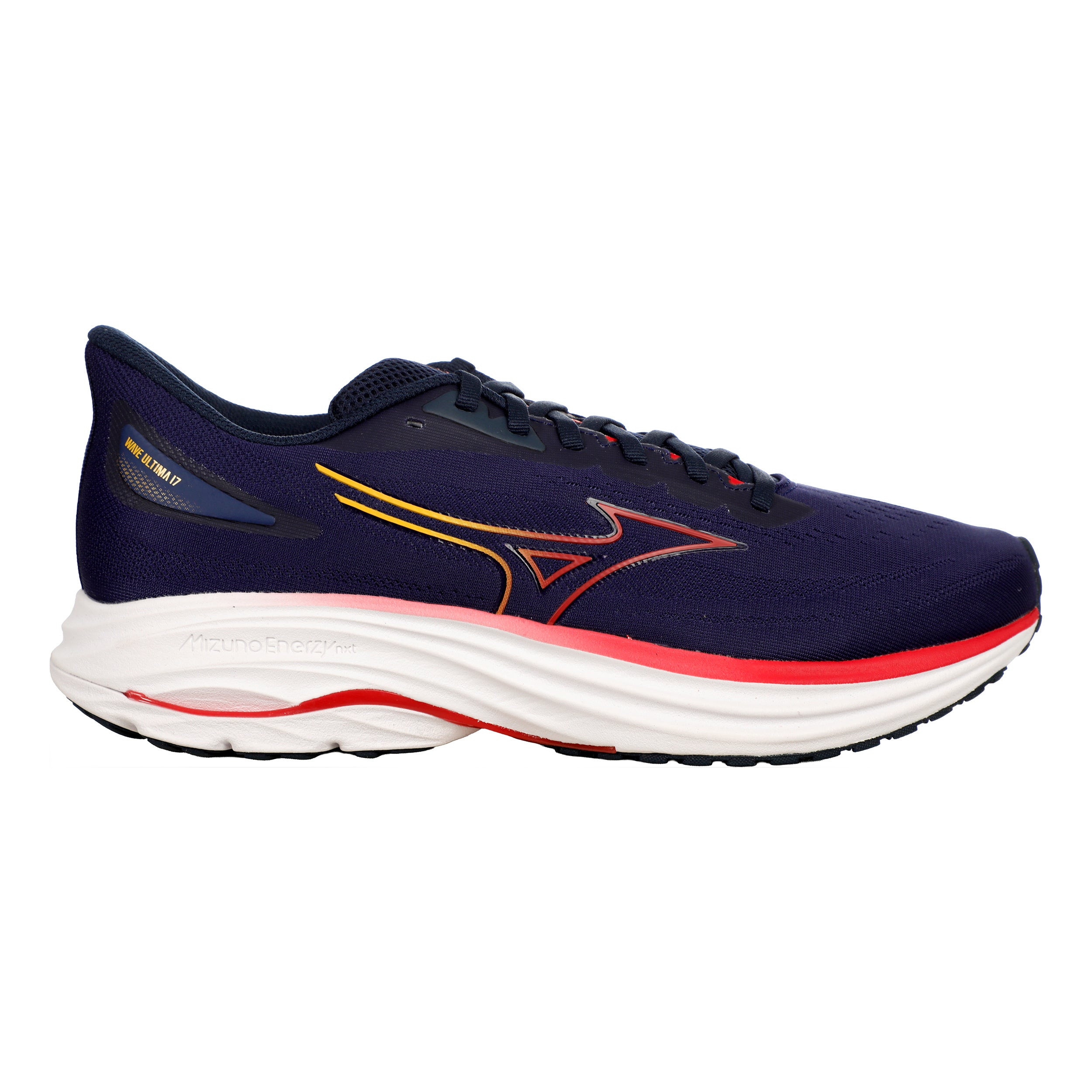 Mizuno Wave Ultima 17  Chaussure de running sans stabilisateurs Hommes - bleu foncé, corail