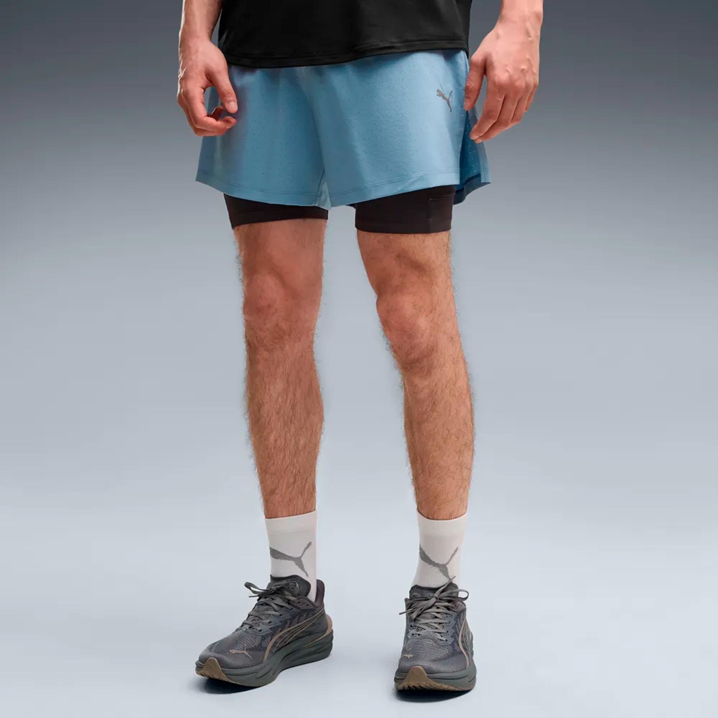 Puma Dreamrun DryCell 2in1 5in  Short de running Hommes - bleu