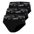 Essential Cotton Stretch Brief Caleçon - Pack de 3 Hommes-noir, noir