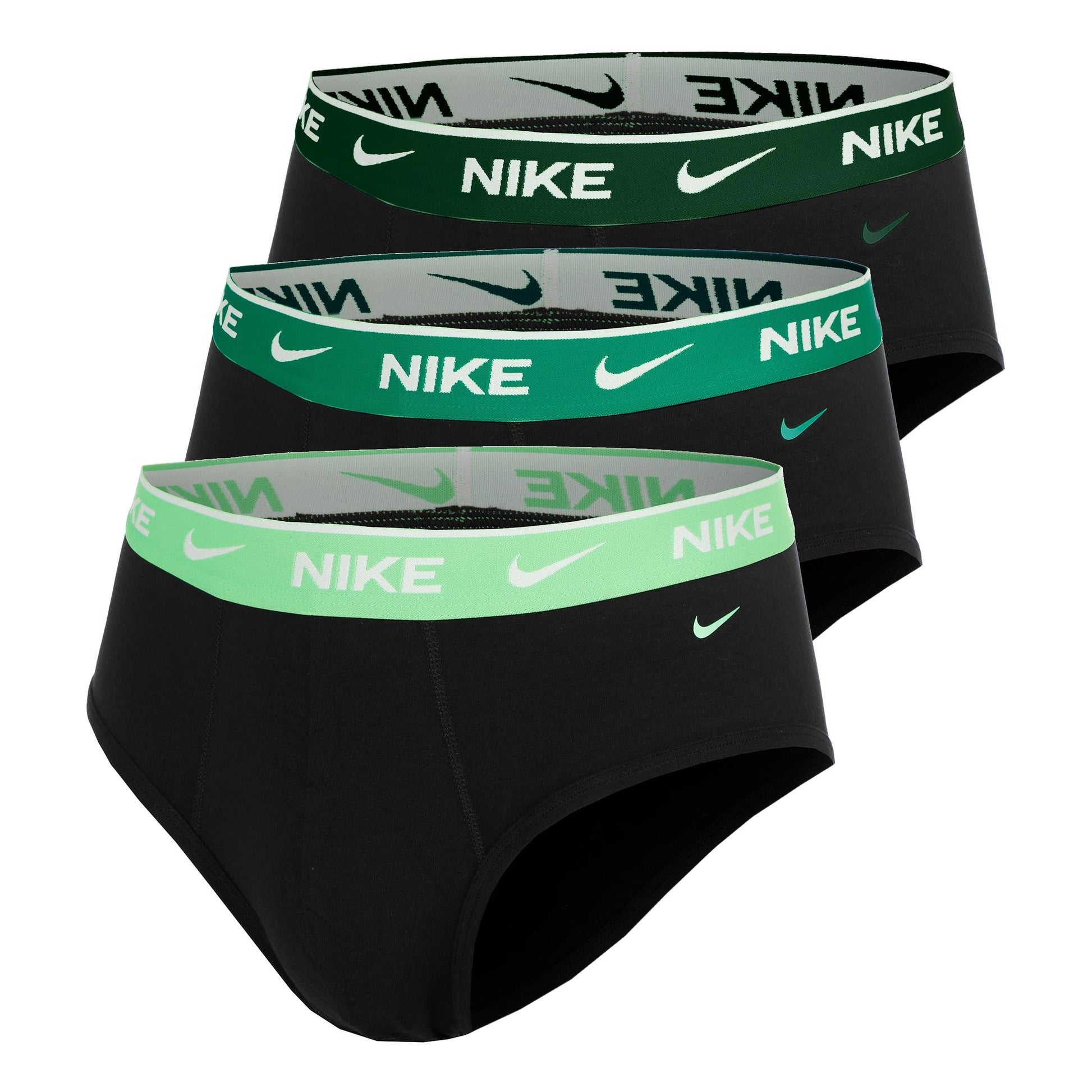 Nike Essential Cotton Stretch Brief Caleçon Pack de 3 Hommes - beige