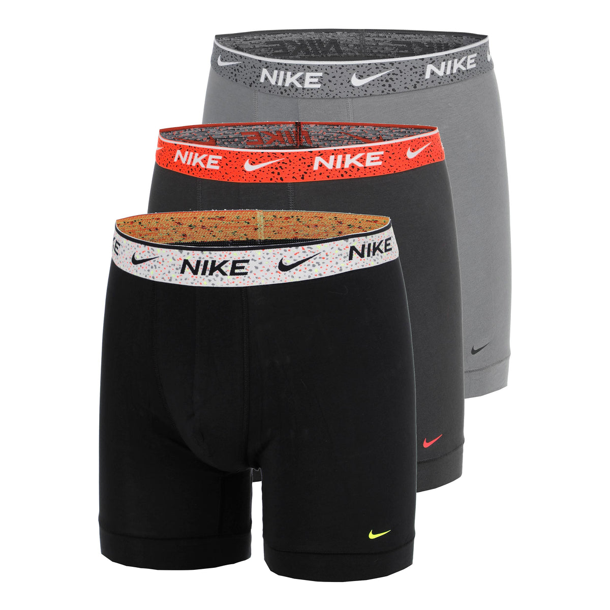 Nike Essential Cotton Stretch Caleçon Pack de 3 Hommes - noir, anthracite