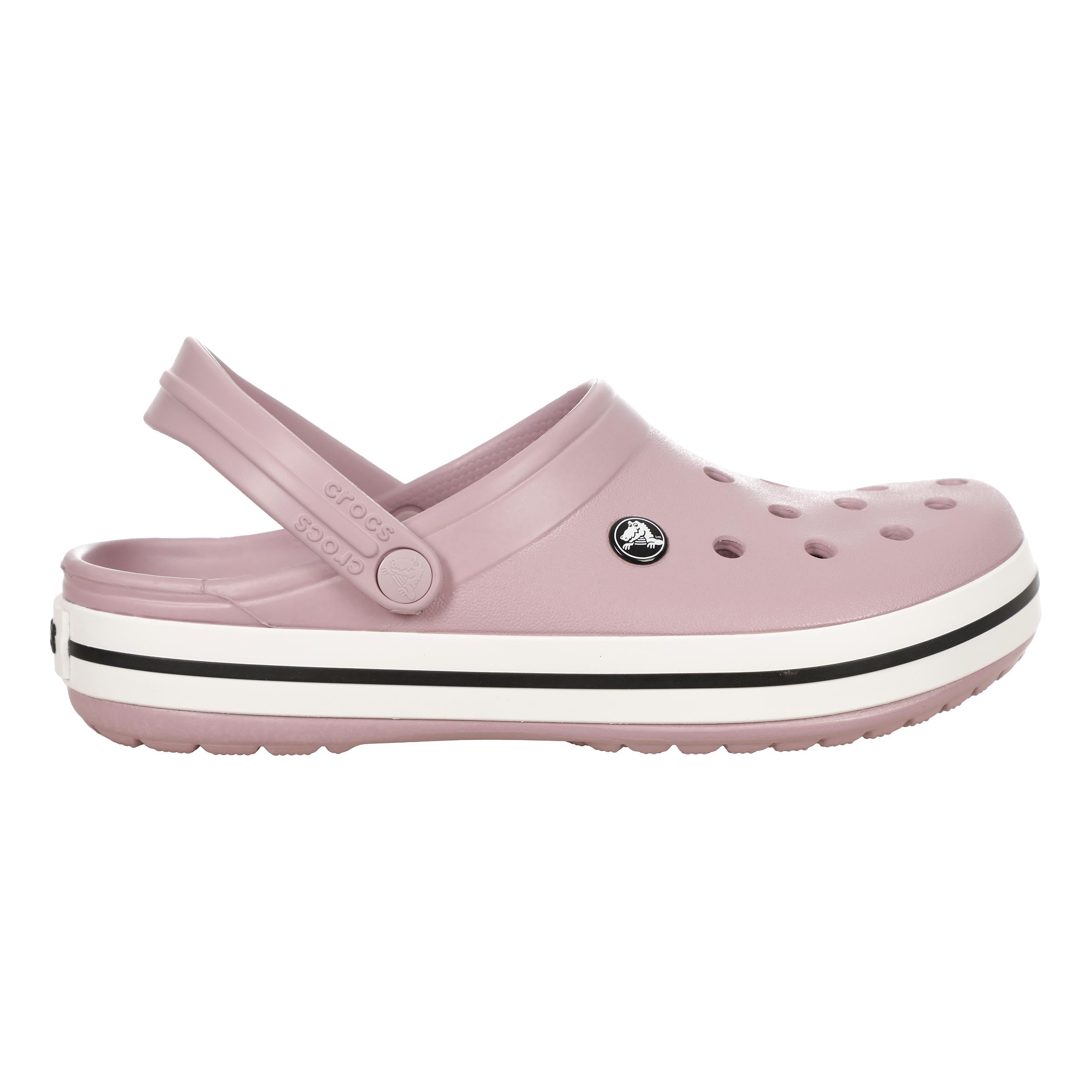 Crocs Crocband Clog Tongs Unisex - lilas, blanc