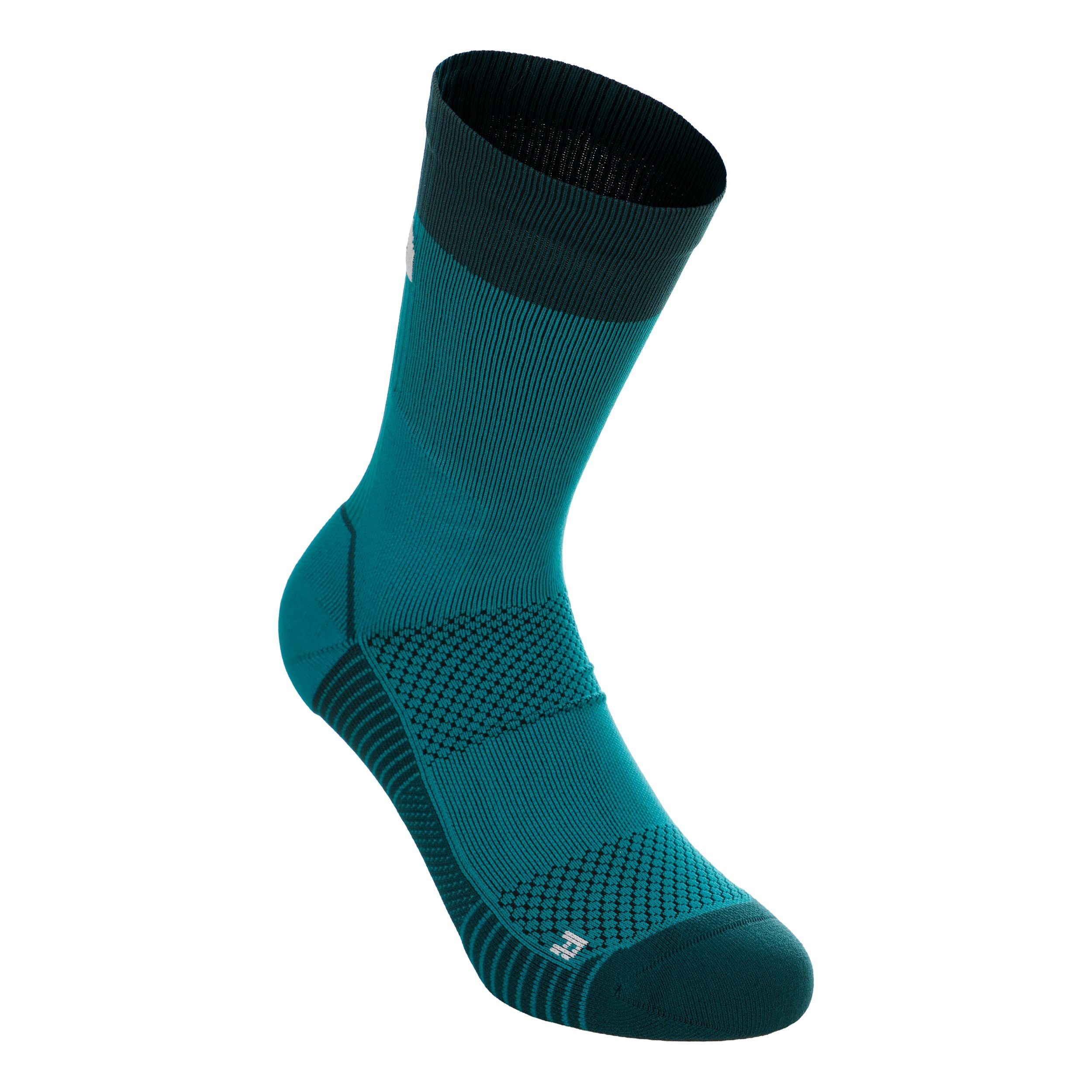 The North Face Trail Run Crew Chaussettes de running Unisex - turquoise, bleu petrol
