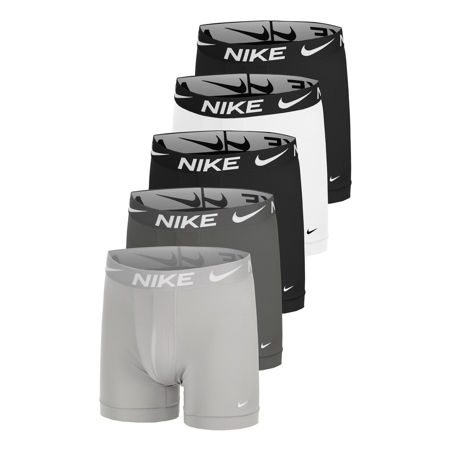 Nike Essential Cotton Stretch Trunk Caleçon Pack de 3 Hommes - gris clair