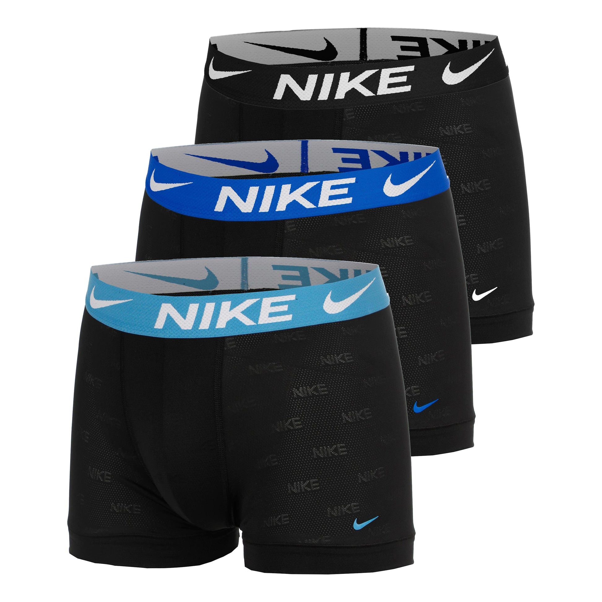 Nike Elite Breath Trunk Caleçon Pack de 3 Hommes - gris foncé