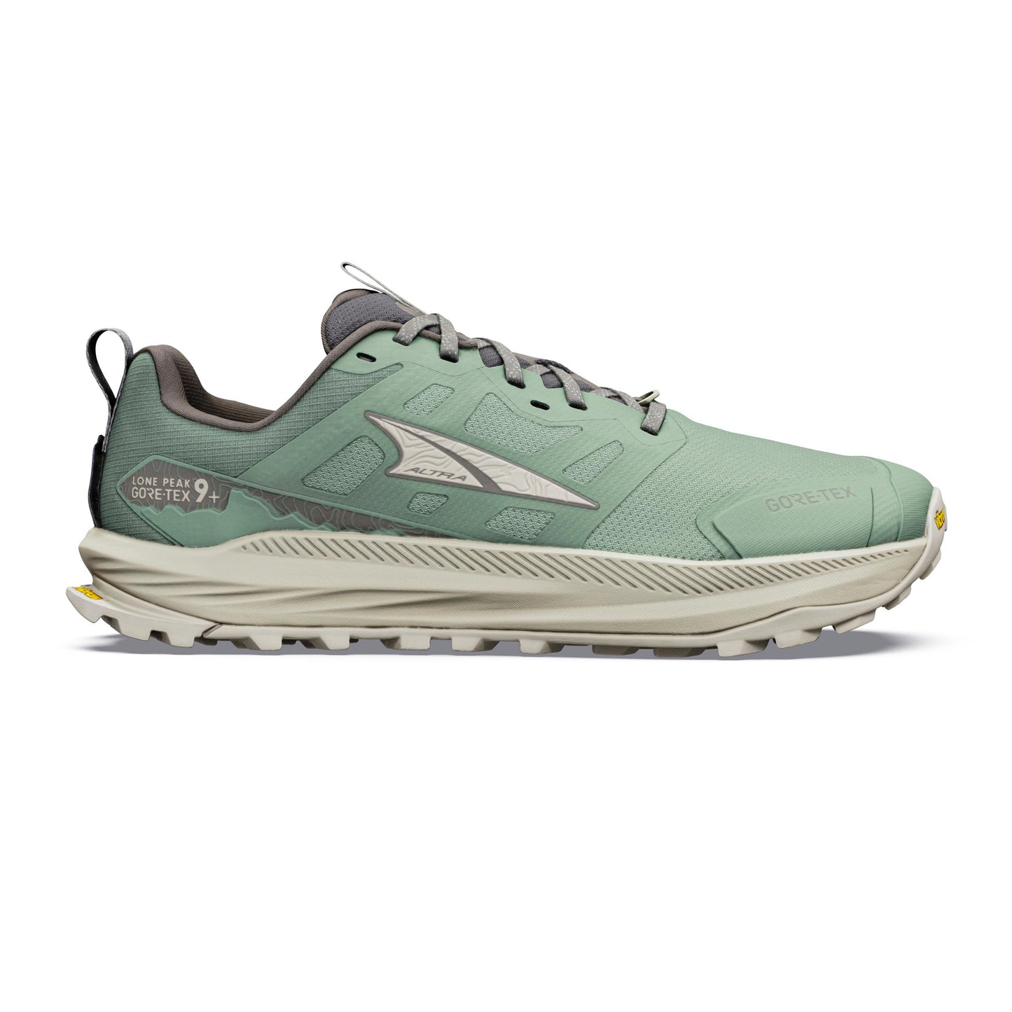 Altra Lone Peak 9+ GTX Chaussure trail Hommes - vert, beige