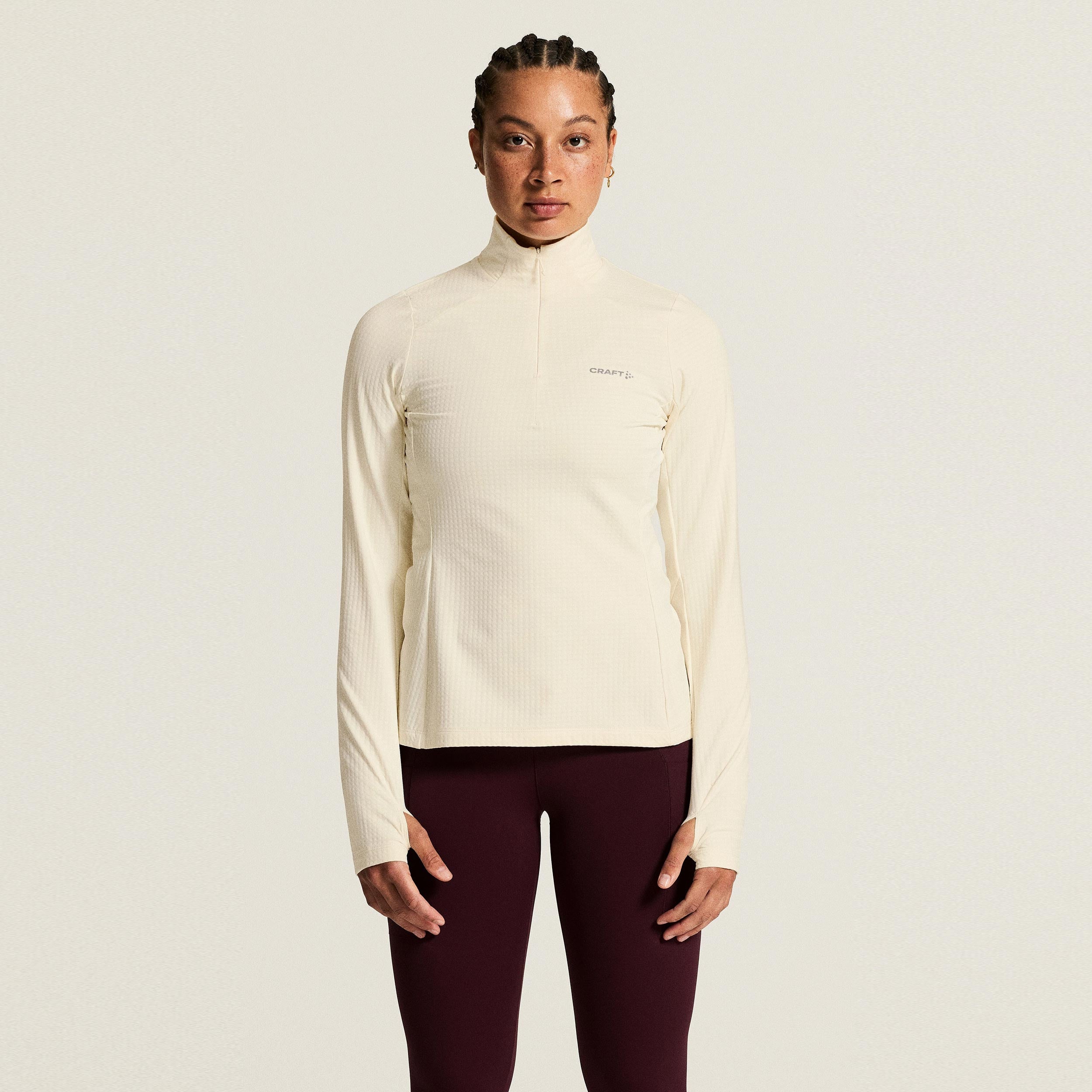 Craft Gain Thermal Maillot de course Femmes - crème