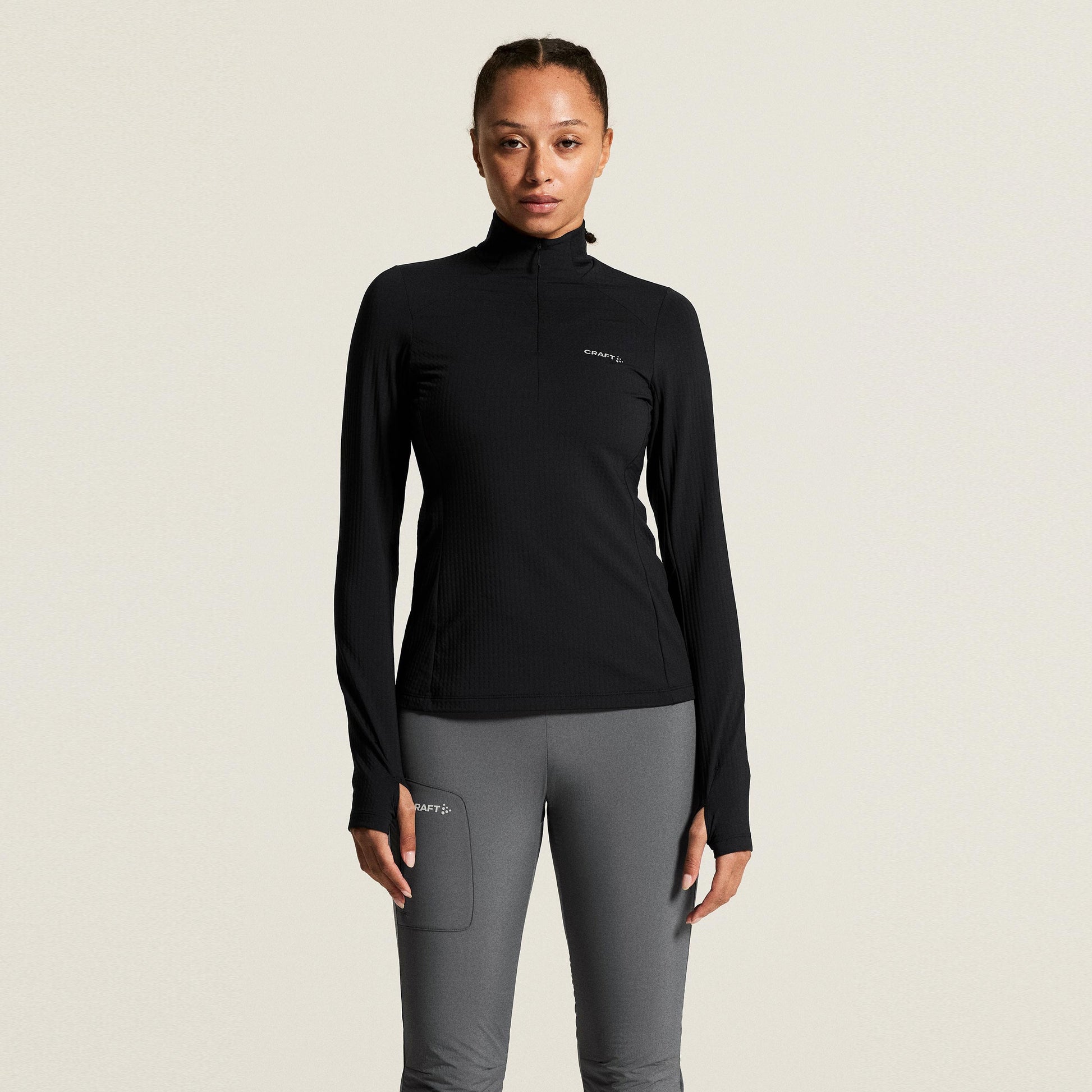 Craft Gain Thermal Maillot de course Femmes - noir
