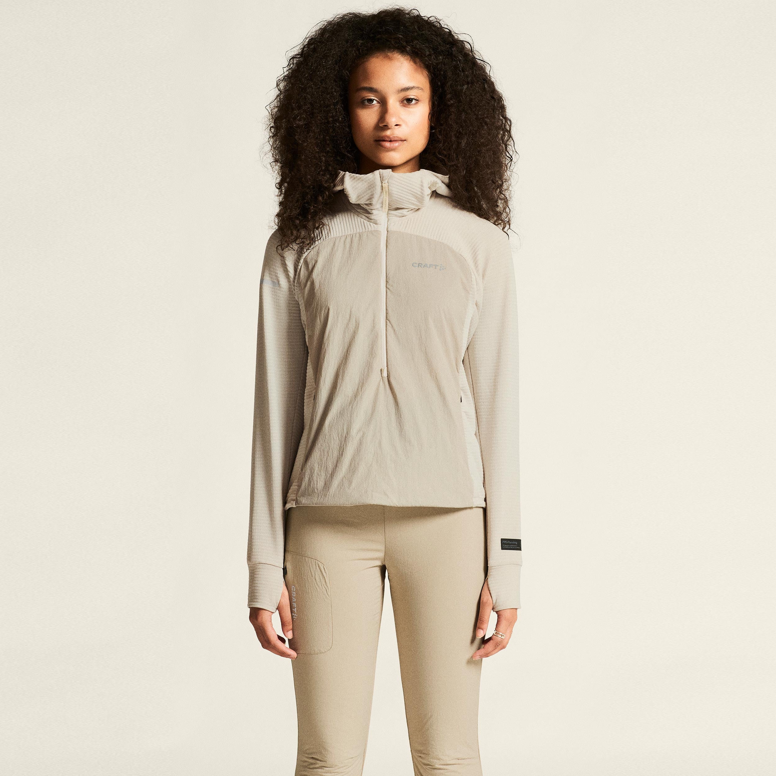 Craft SubZ Light Gilet en coton Femmes - beige