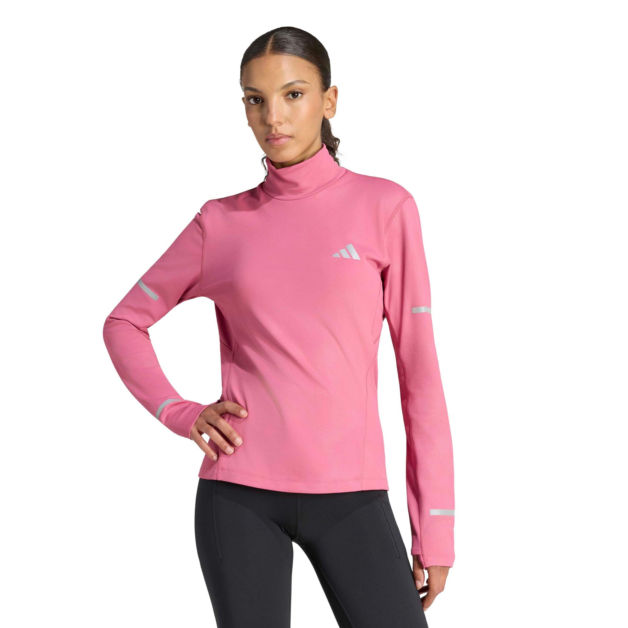 adidas adi365 Warm Maillot de course Femmes - rouge vin