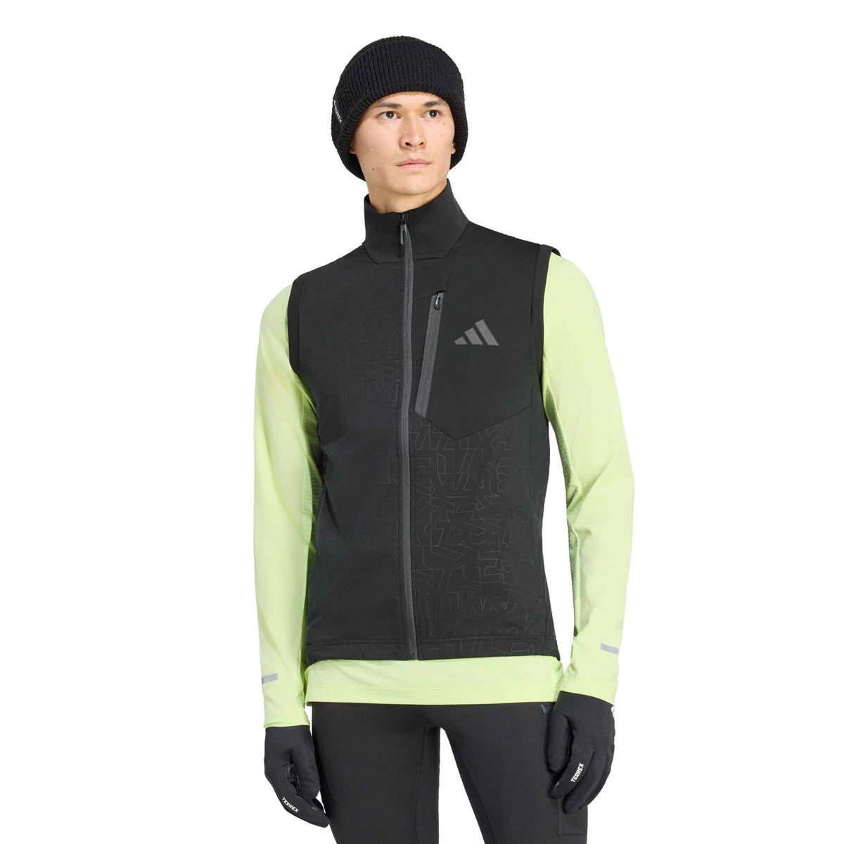 adidas Terrex XPR Softshell Gilets de course Hommes - noir