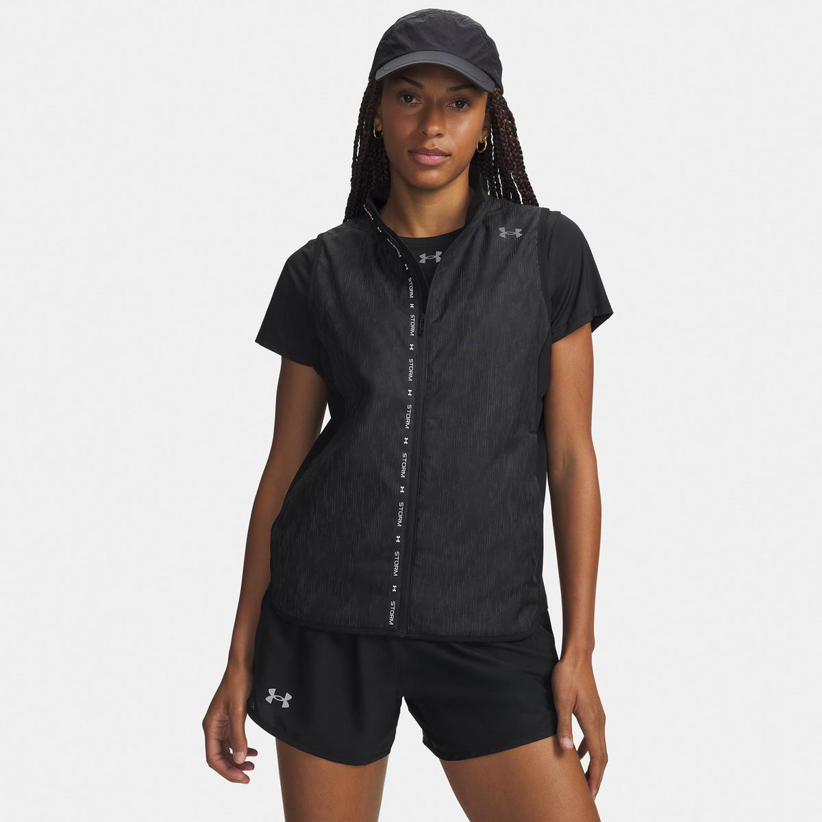 Under Armour Velociti ColdWeather Storm  Gilets de course Femmes - noir