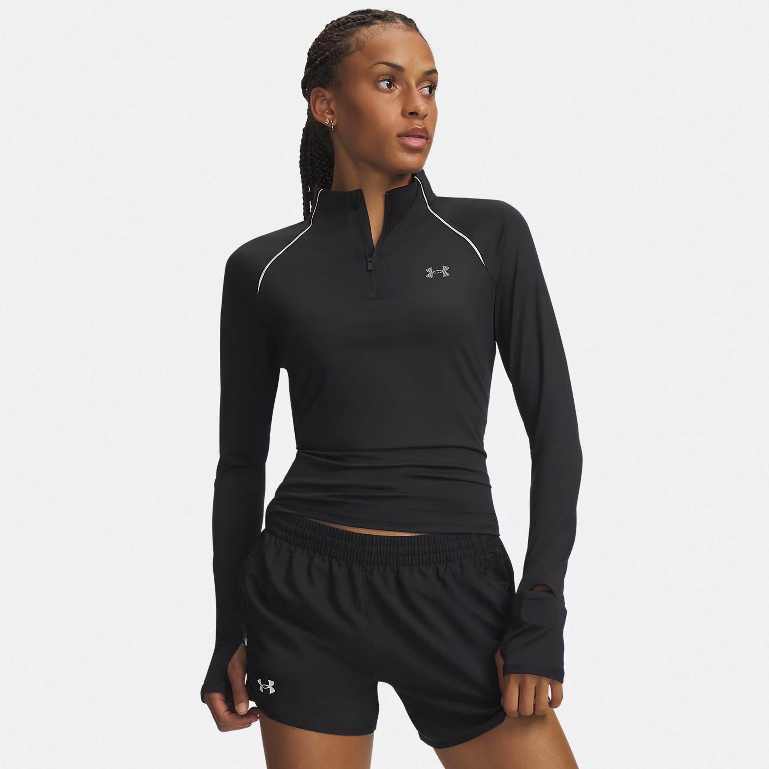 Under Armour Velociti Half Zip  Maillot de course Femmes - noir