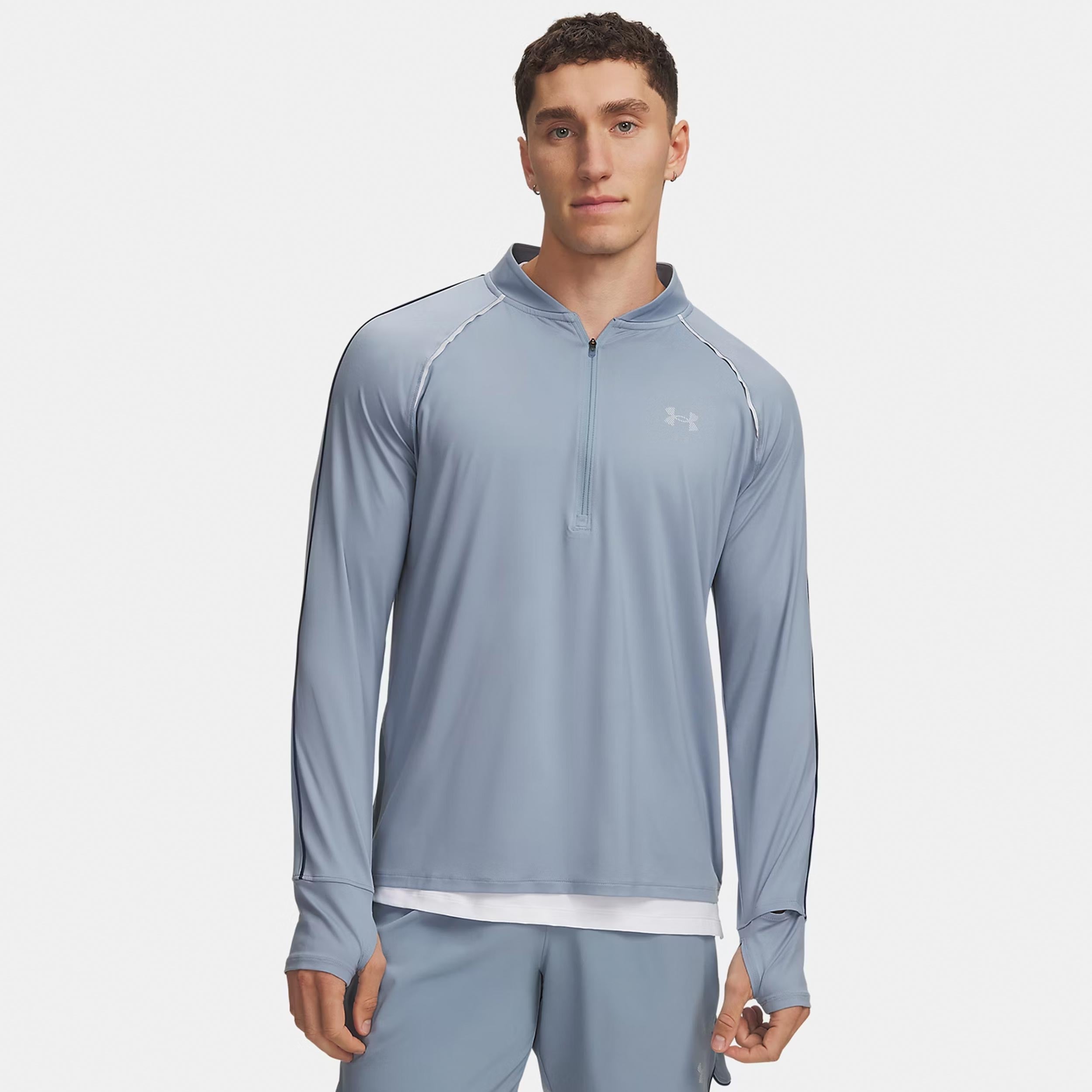 Under Armour Velociti Half Zip  Maillot de course Hommes - bleu