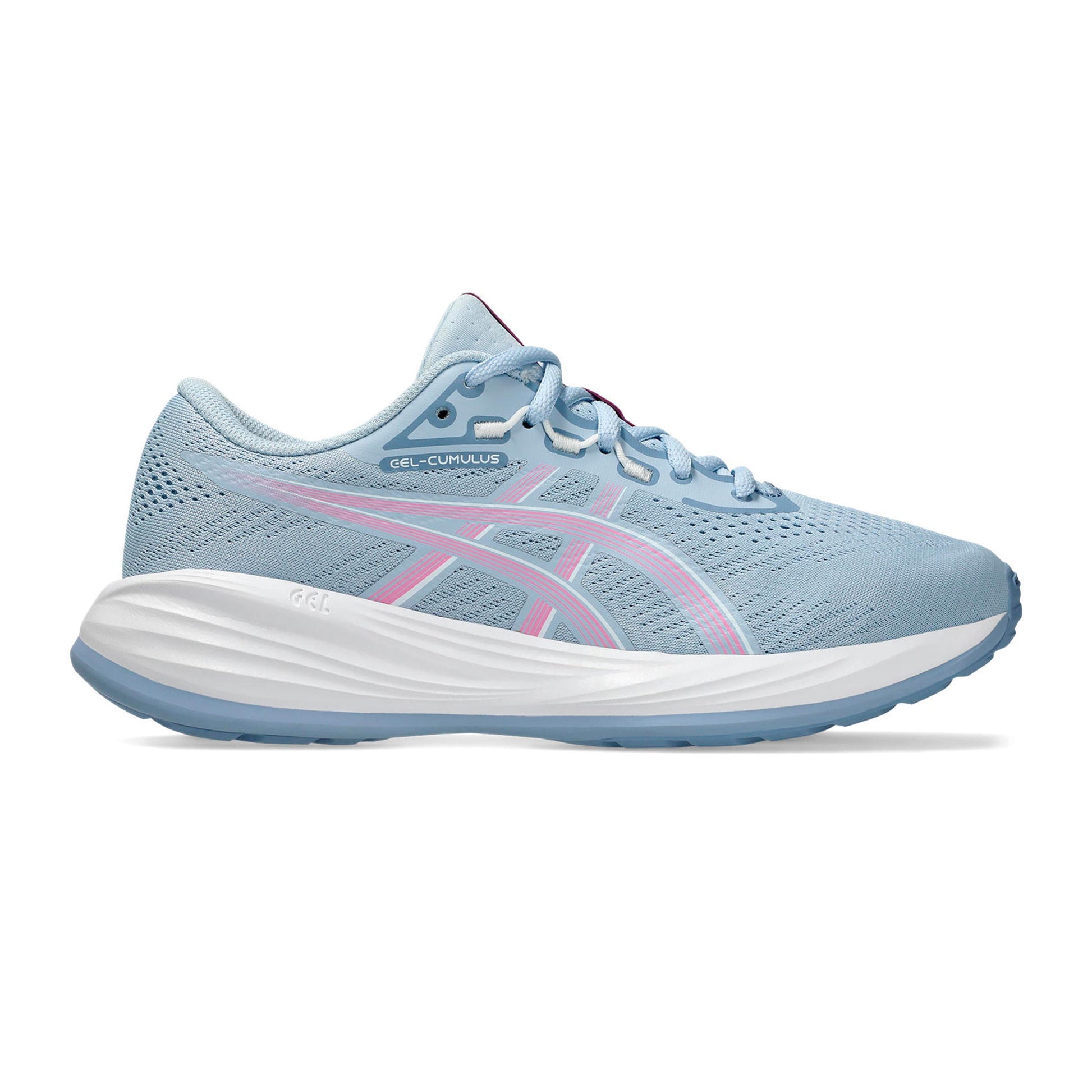 ASICS GEL-CUMULUS 28 GS Chaussure de running sans stabilisateurs Enfants - bleu clair, rosé