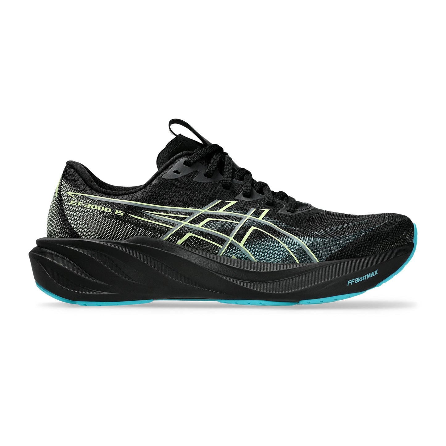 ASICS GT-2000 15 Chaussure de running avec stabilisateurs Hommes - noir, jaune