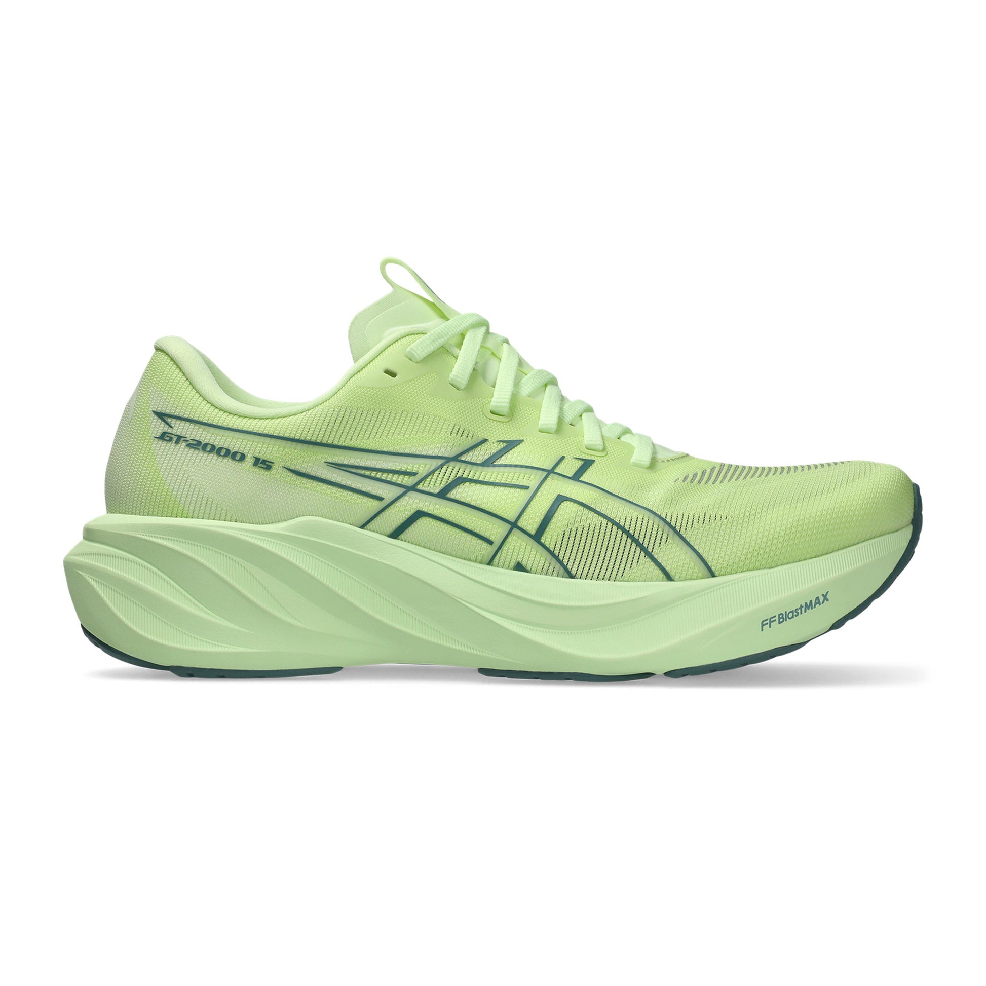 ASICS GT-2000 15 Chaussure de running avec stabilisateurs Hommes - jaunes fluo, turquoise