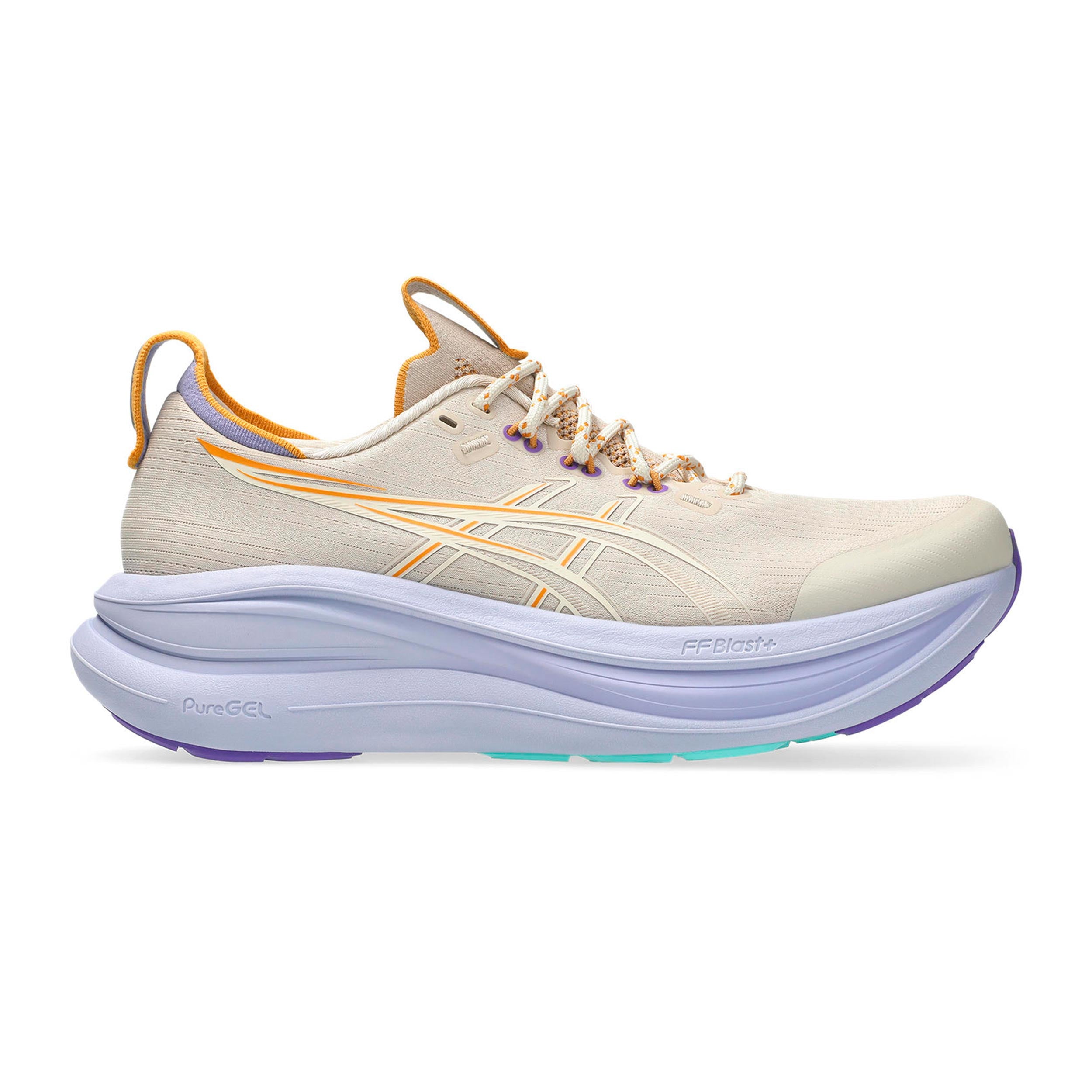 ASICS GEL-NIMBUS 28 TR Chaussure de running sans stabilisateurs Femmes - beige, lilas