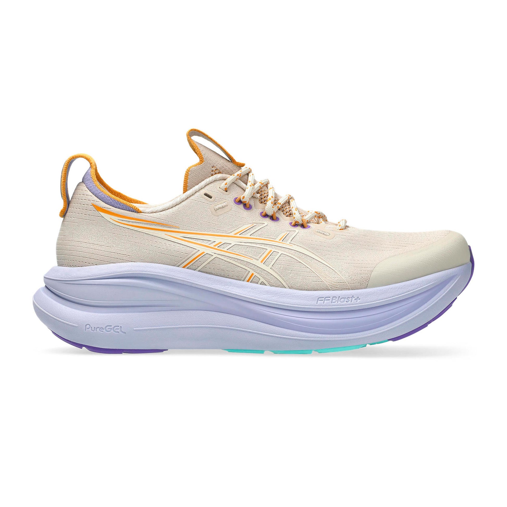 ASICS GEL-NIMBUS 28 TR Chaussure de running sans stabilisateurs Femmes - beige, lilas