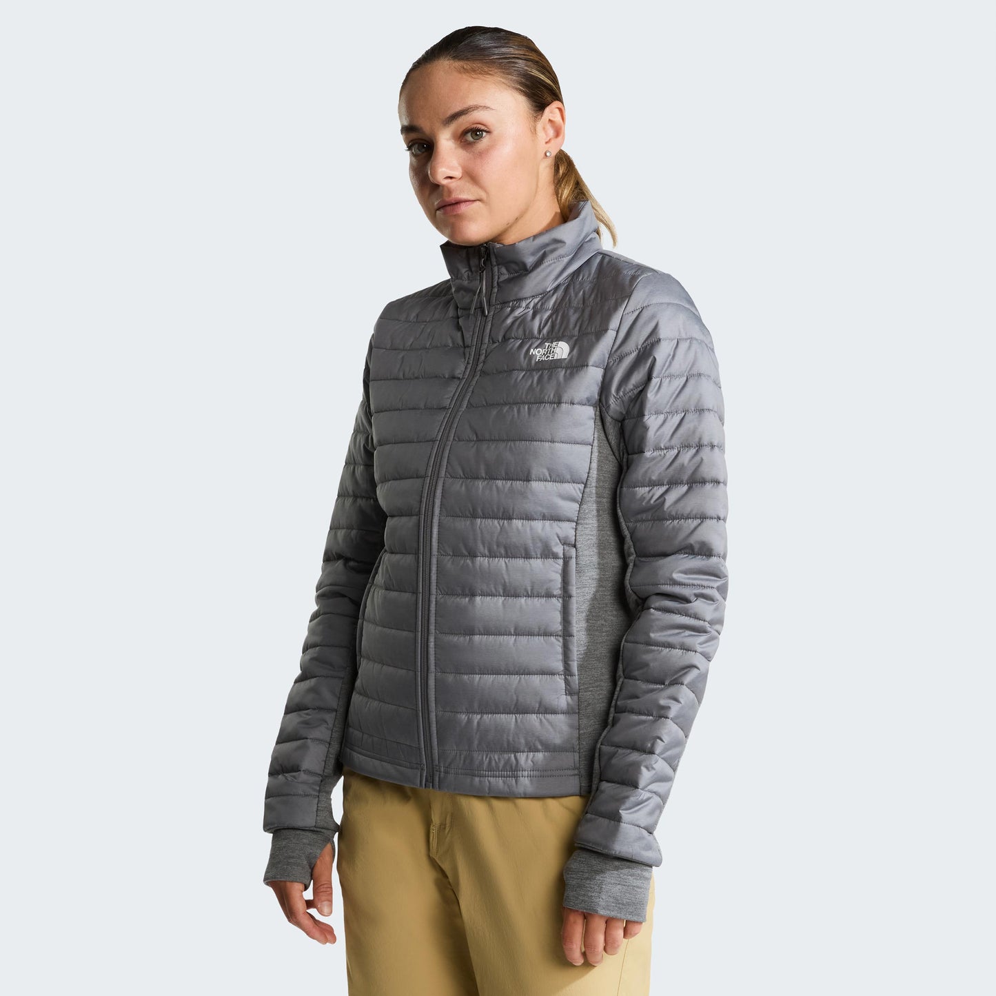 The North Face Canyonlands Hybrid Veste running Femmes - gris