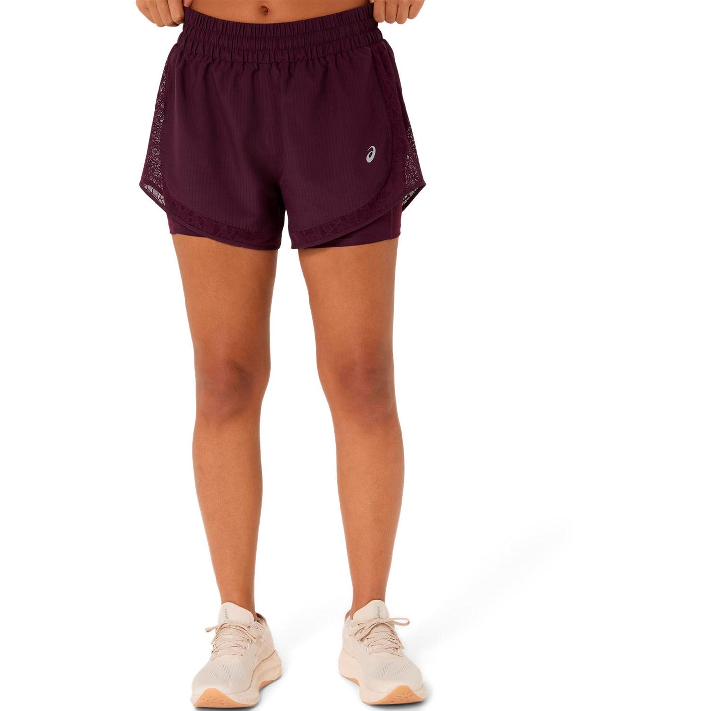 ASICS Nagino  Short de running - rouge vin