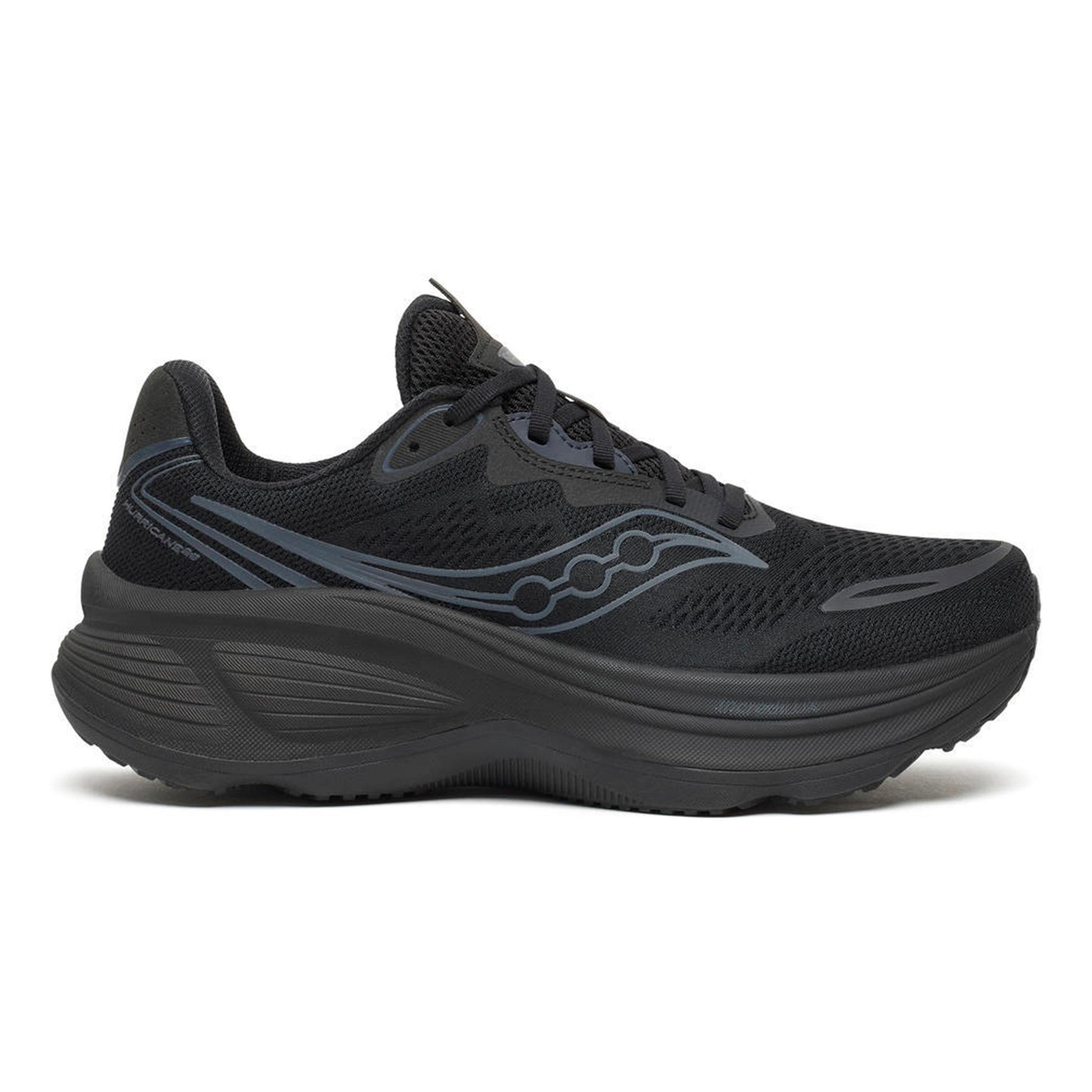 Saucony Hurricane 26 Chaussure de running avec stabilisateurs Hommes - noir, noir