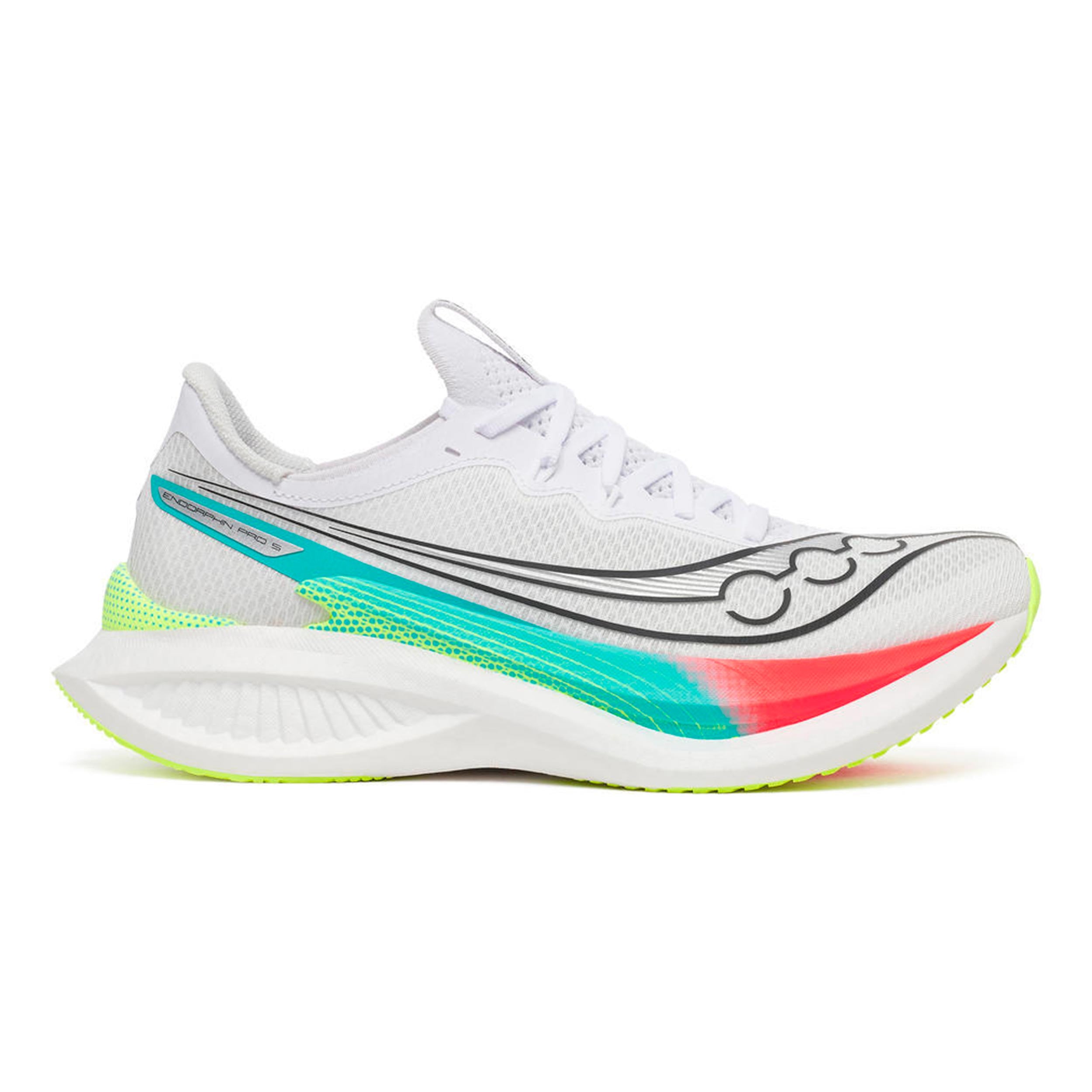 Saucony Endorphin Pro 5 Chaussure de compétition Hommes - blanc, multicouleur
