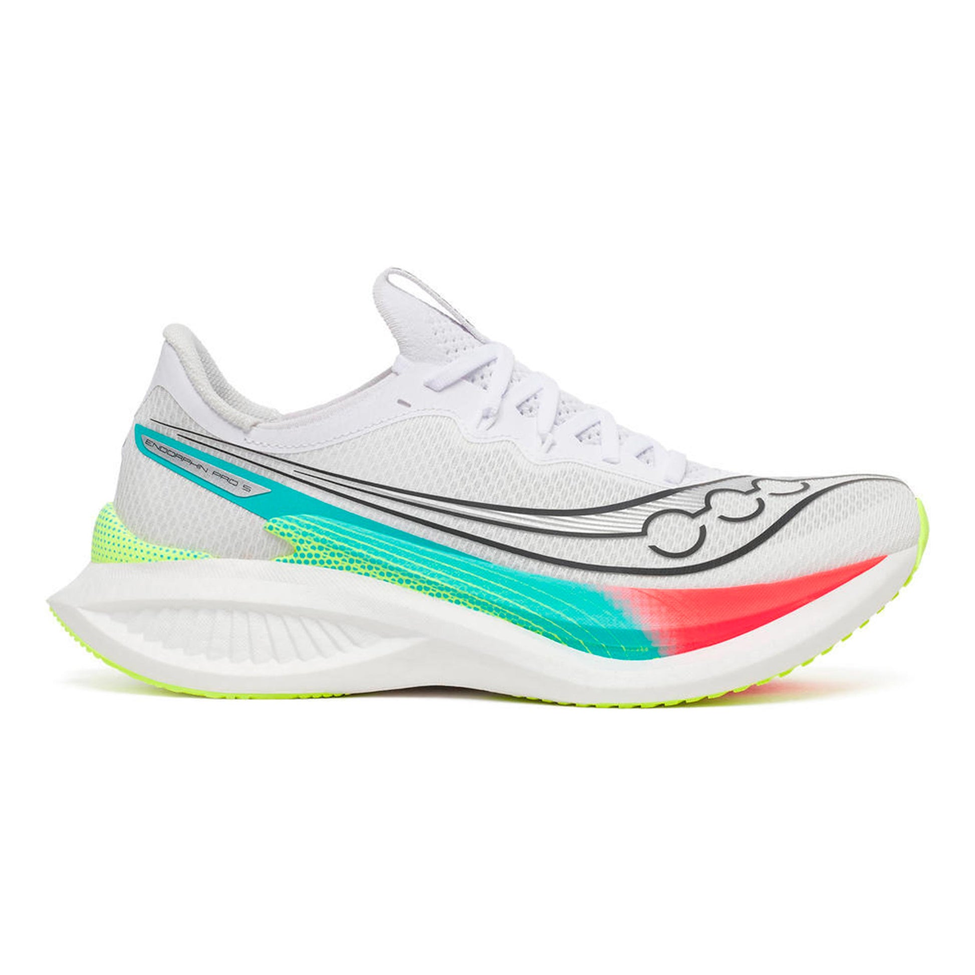 Saucony Endorphin Pro 5 Chaussure de compétition Hommes - blanc, multicouleur
