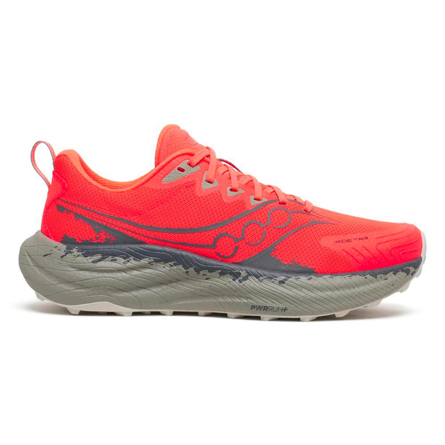 Saucony Ride TR3 Chaussure de running sans stabilisateurs Hommes - rouge, gris