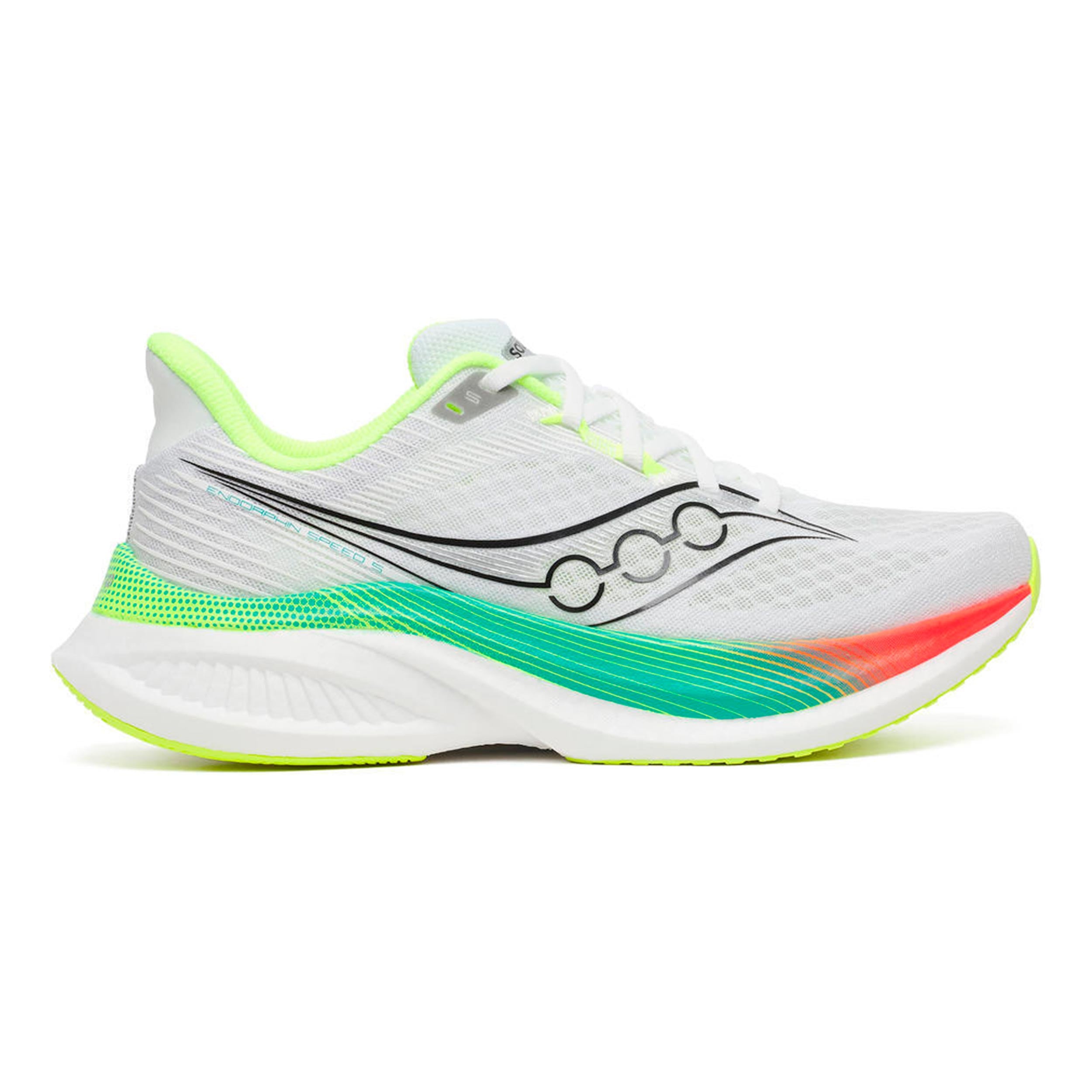 Saucony Endorphin Speed 5 Chaussure de compétition Hommes - blanc, multicouleur