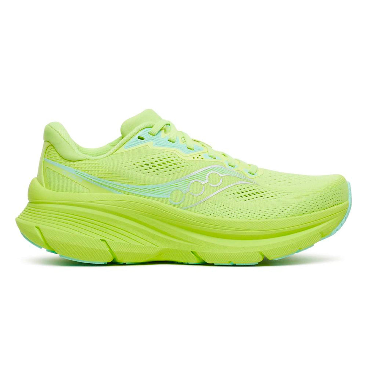 Saucony Guide 19 Chaussure de running avec stabilisateurs Femmes - jaunes fluo, menthe