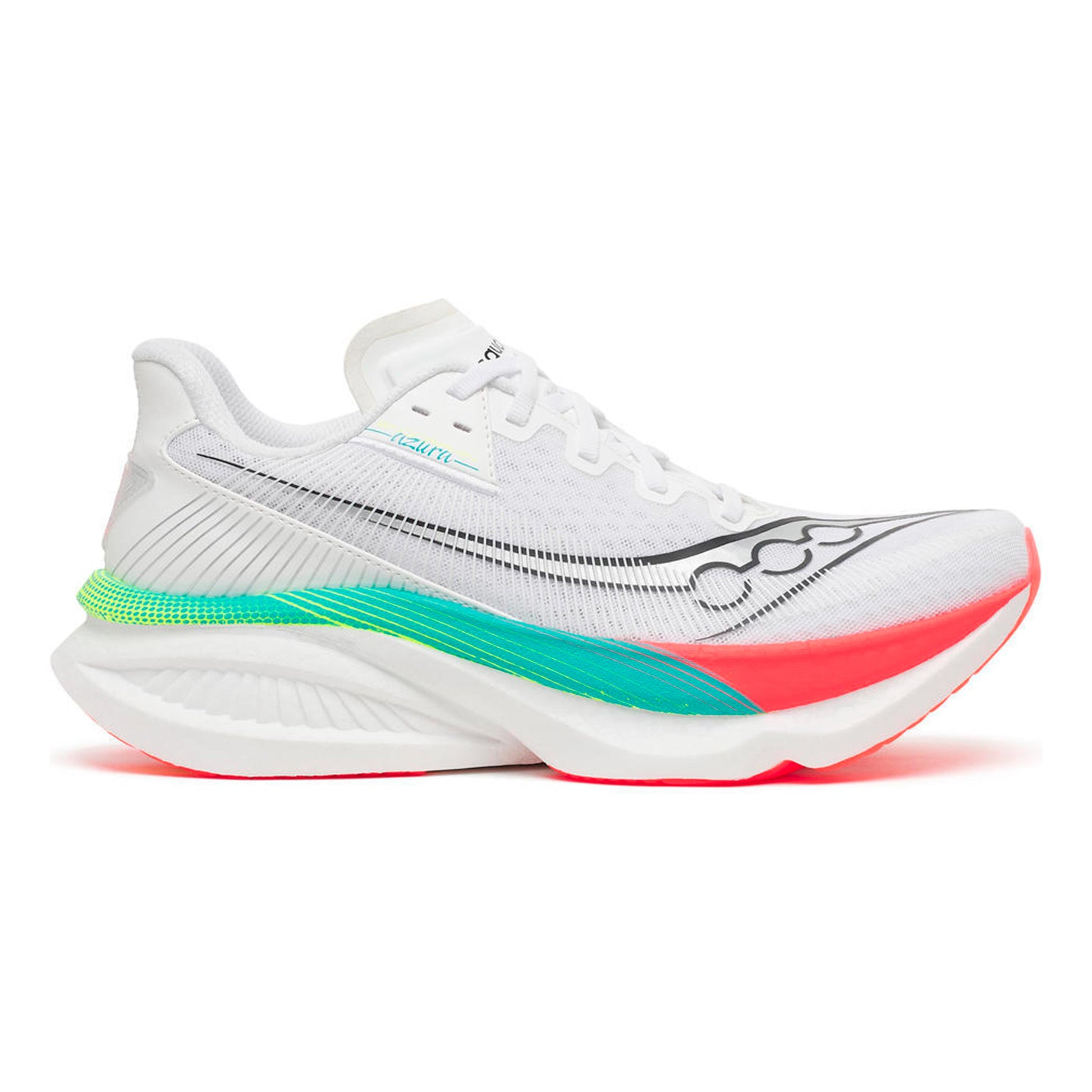 Saucony Endorphin Azura Chaussure de running sans stabilisateurs Hommes - blanc, multicouleur