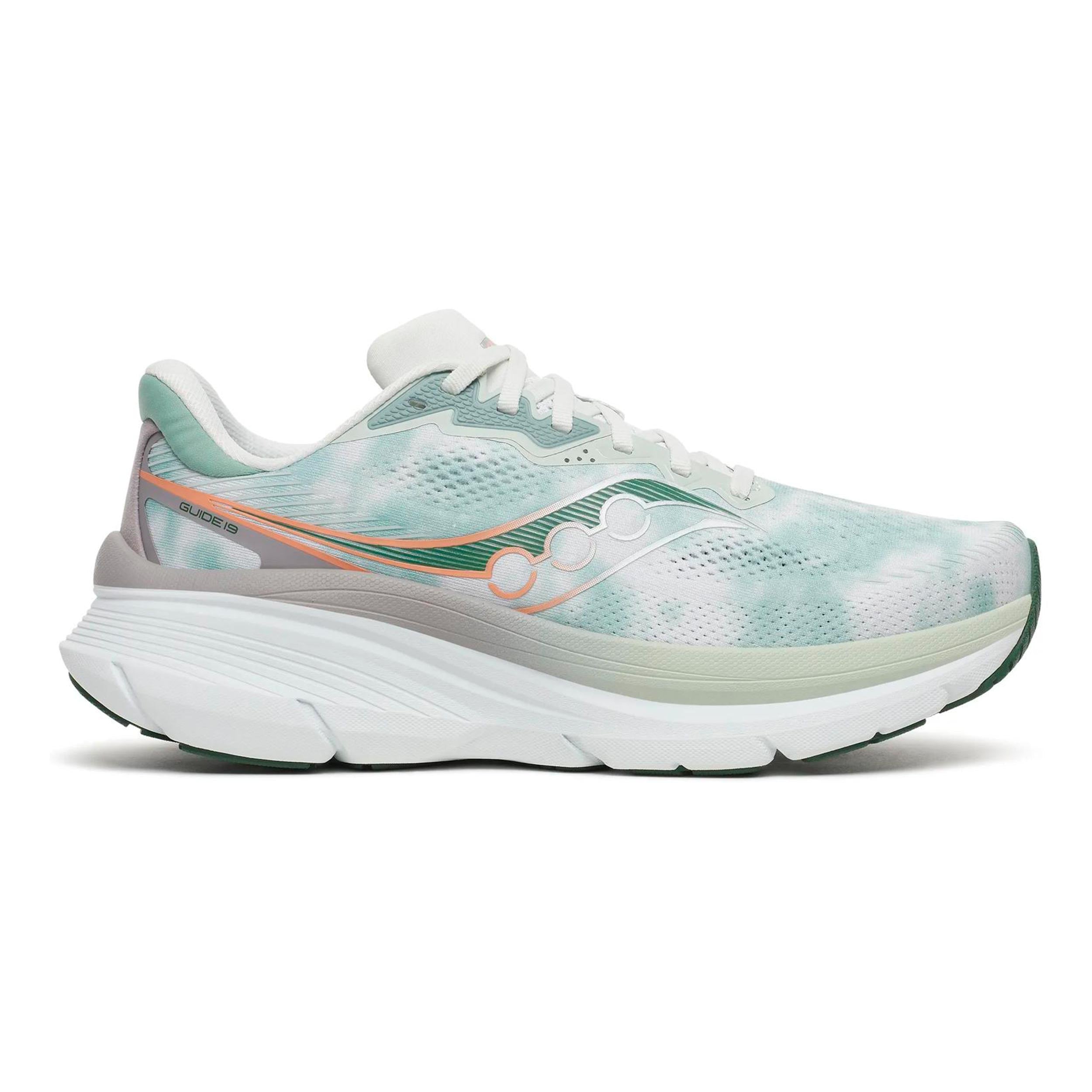 Saucony Guide 19 Chaussure de running avec stabilisateurs Hommes - vert, blanc