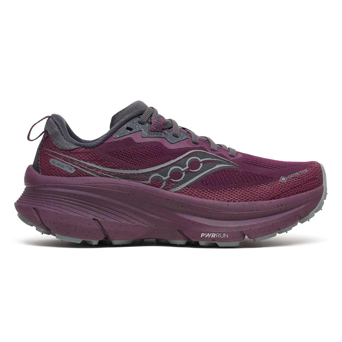 Saucony Guide TR GTX Chaussure trail Femmes - rouge vin, gris