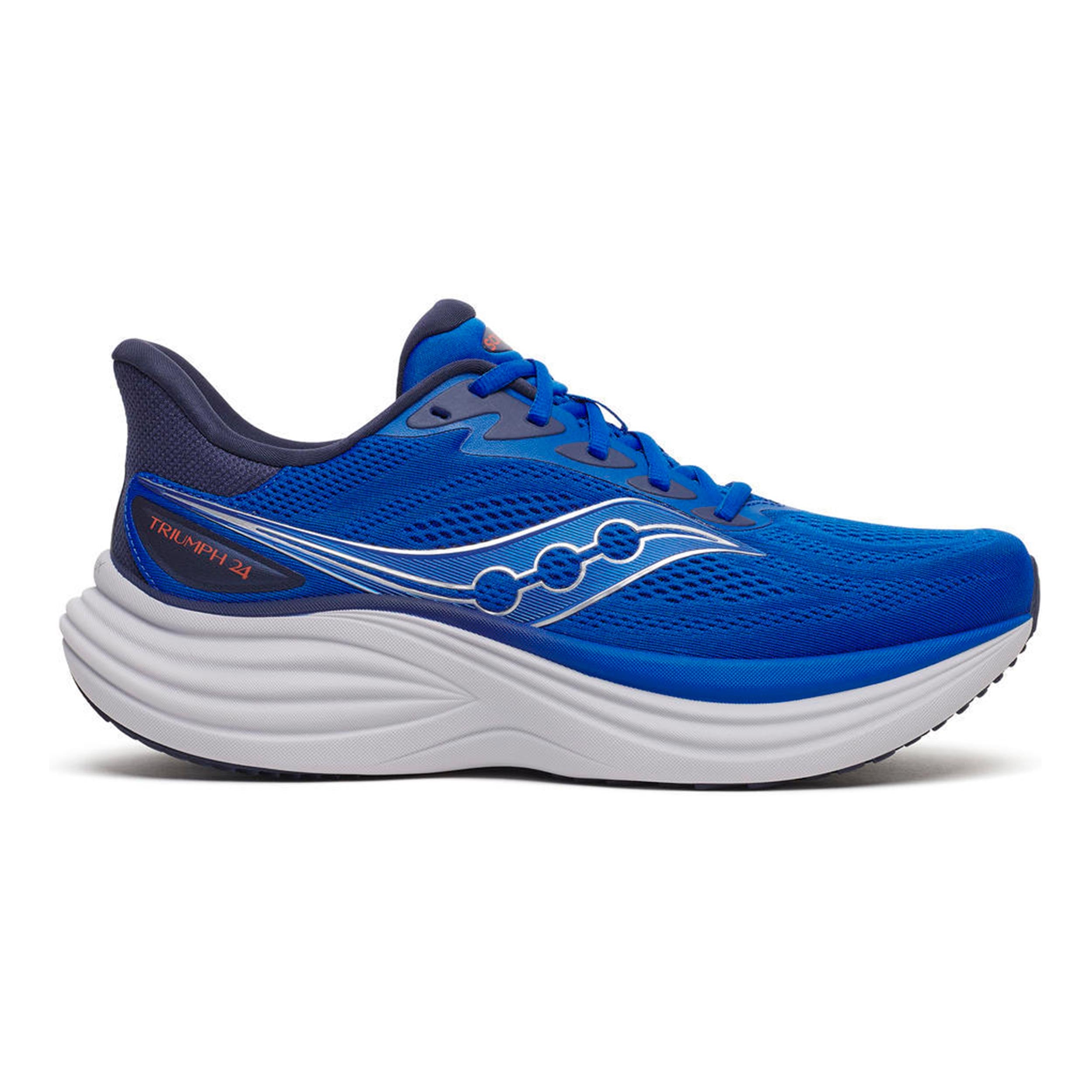 Saucony Triumph 24 Chaussure de running sans stabilisateurs Hommes - bleu, argent