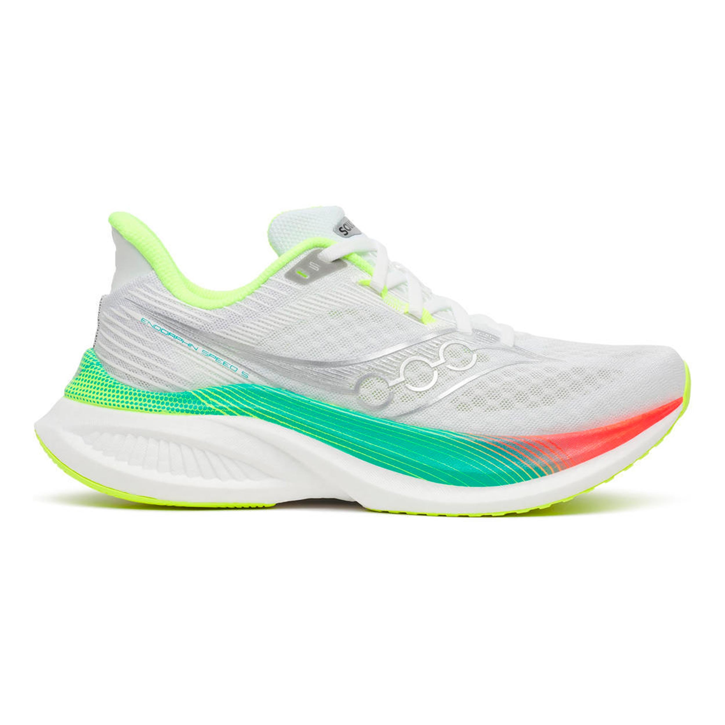 Saucony Endorphin Speed 5 Chaussure de compétition Femmes - blanc, multicouleur