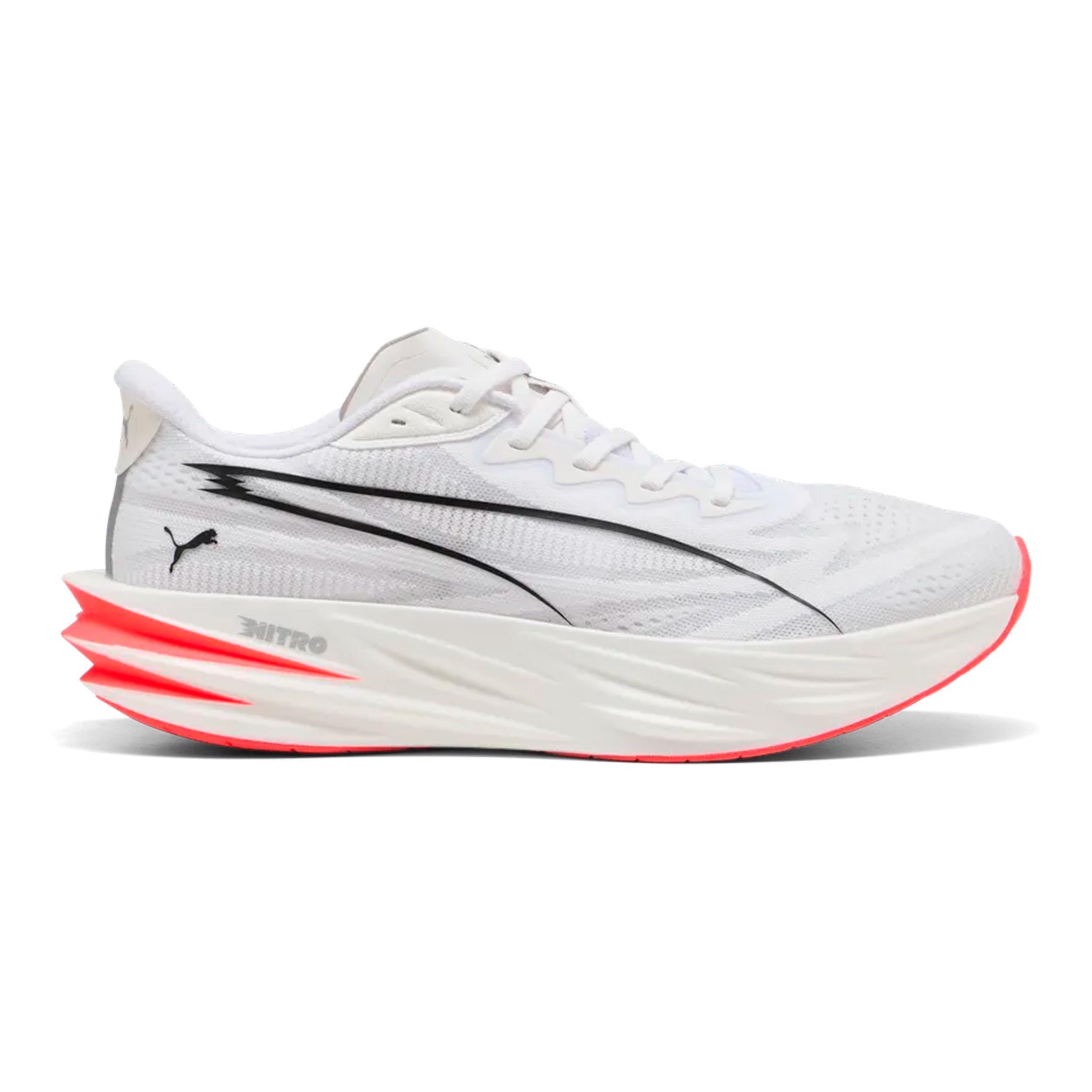 Puma Deviate Pure Nitro Chaussure de running sans stabilisateurs Hommes - blanc, rouge