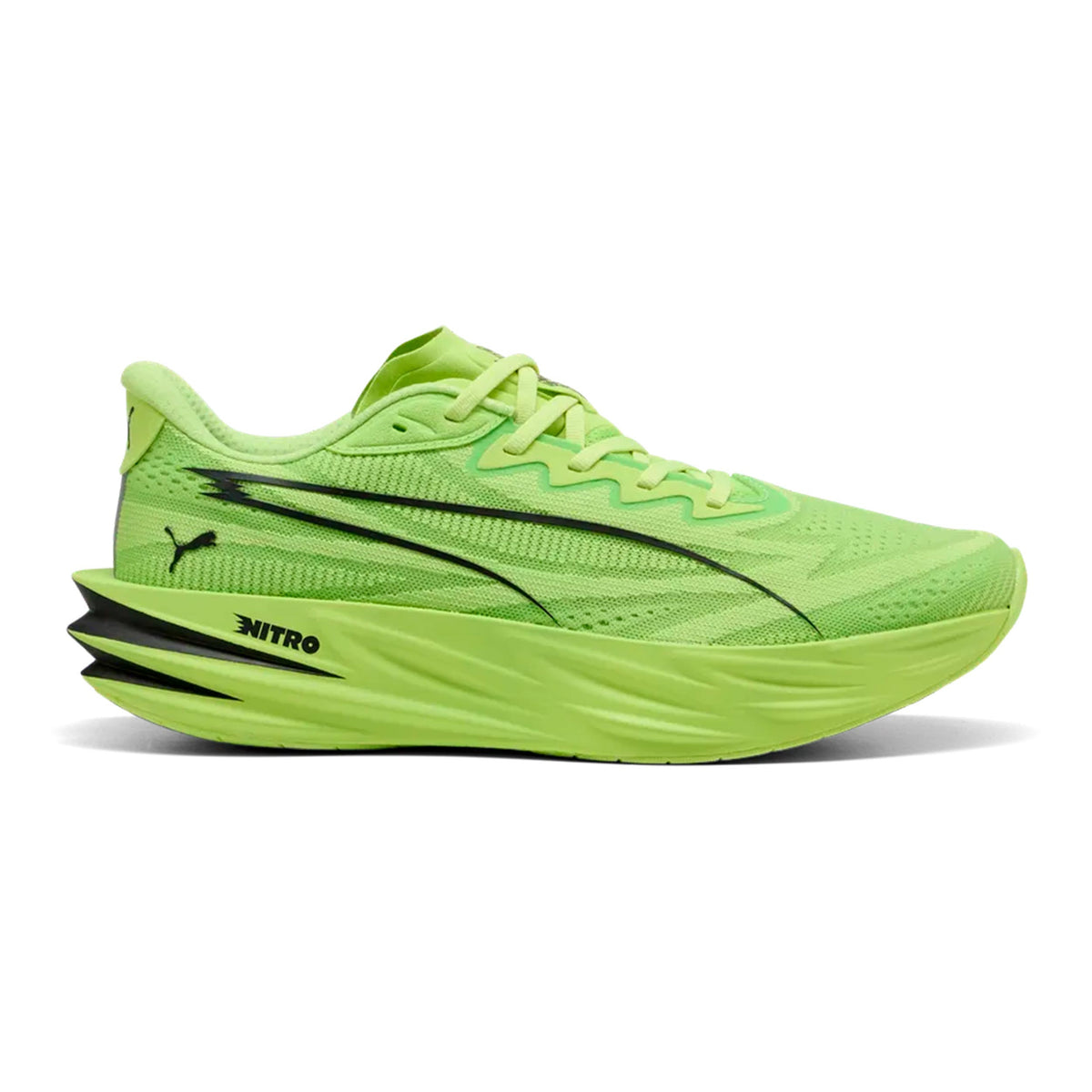 Puma Deviate Pure Nitro Chaussure de running sans stabilisateurs Hommes - jaune lemon, noir