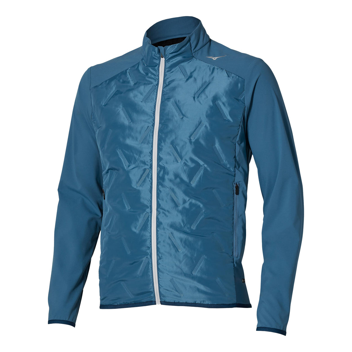Mizuno Tech Techfill Breaththermo  Veste running Hommes - bleu