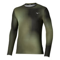 Core Graphic Maillot de course Hommes - vert foncé, vert olive
