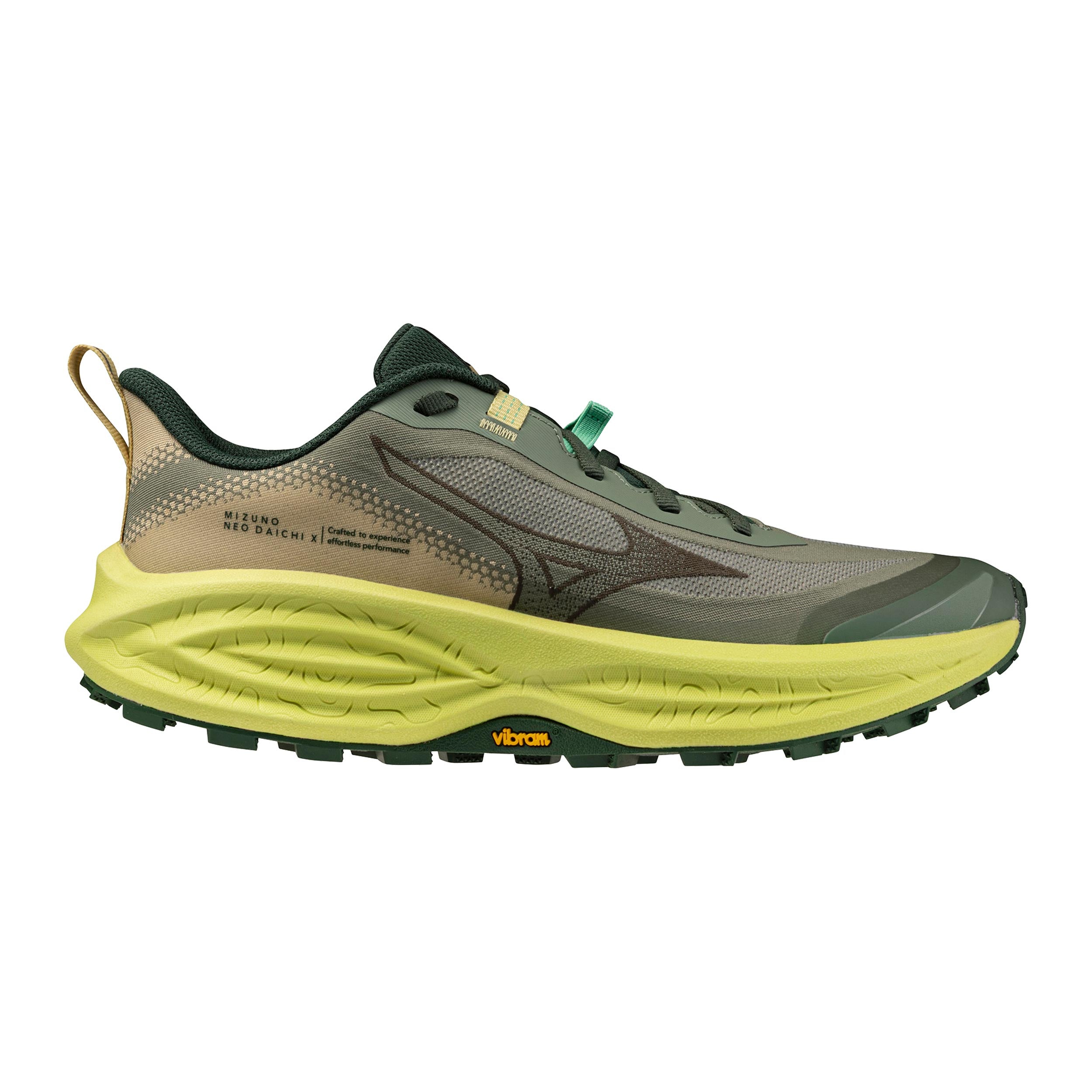 Mizuno Neo Daichi 10  Chaussure trail Femmes - vert olive, kaki