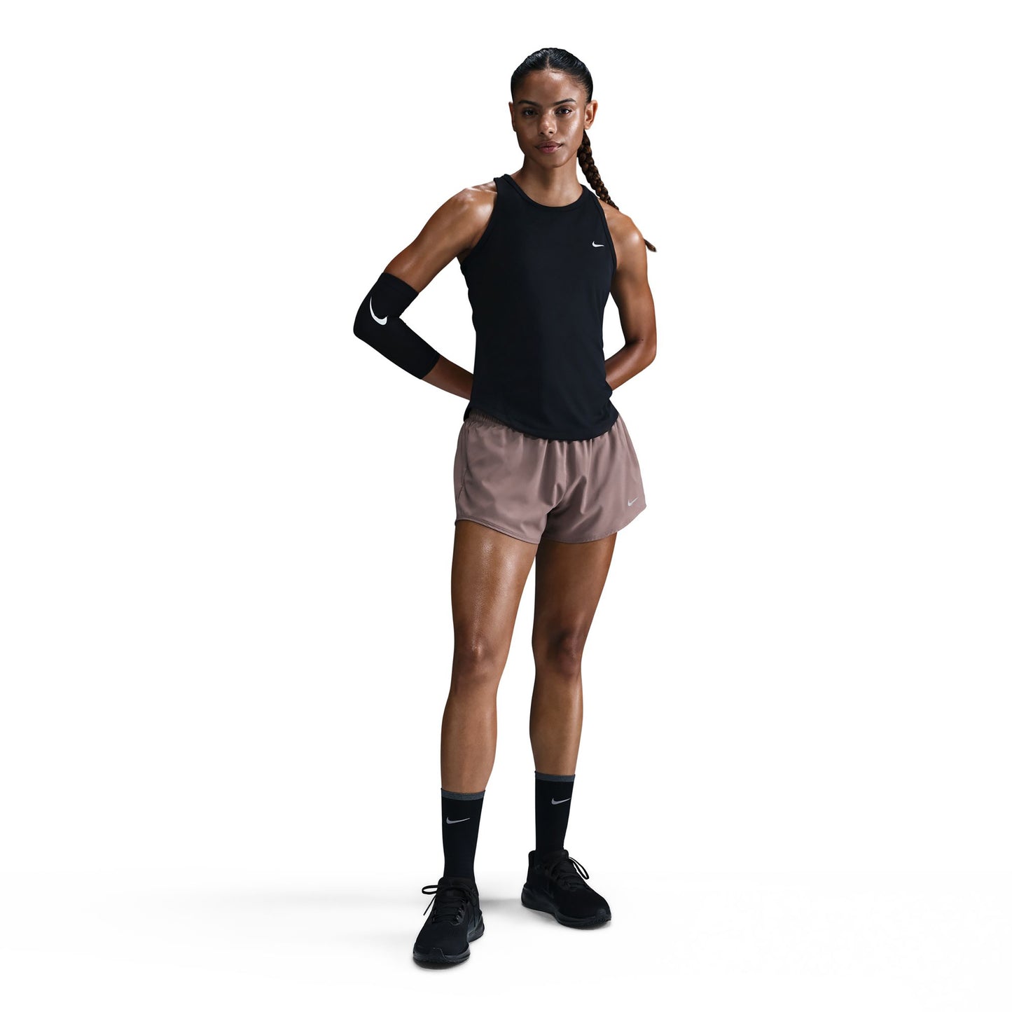 Nike Tempo  Maillot de course Femmes - noir, argent
