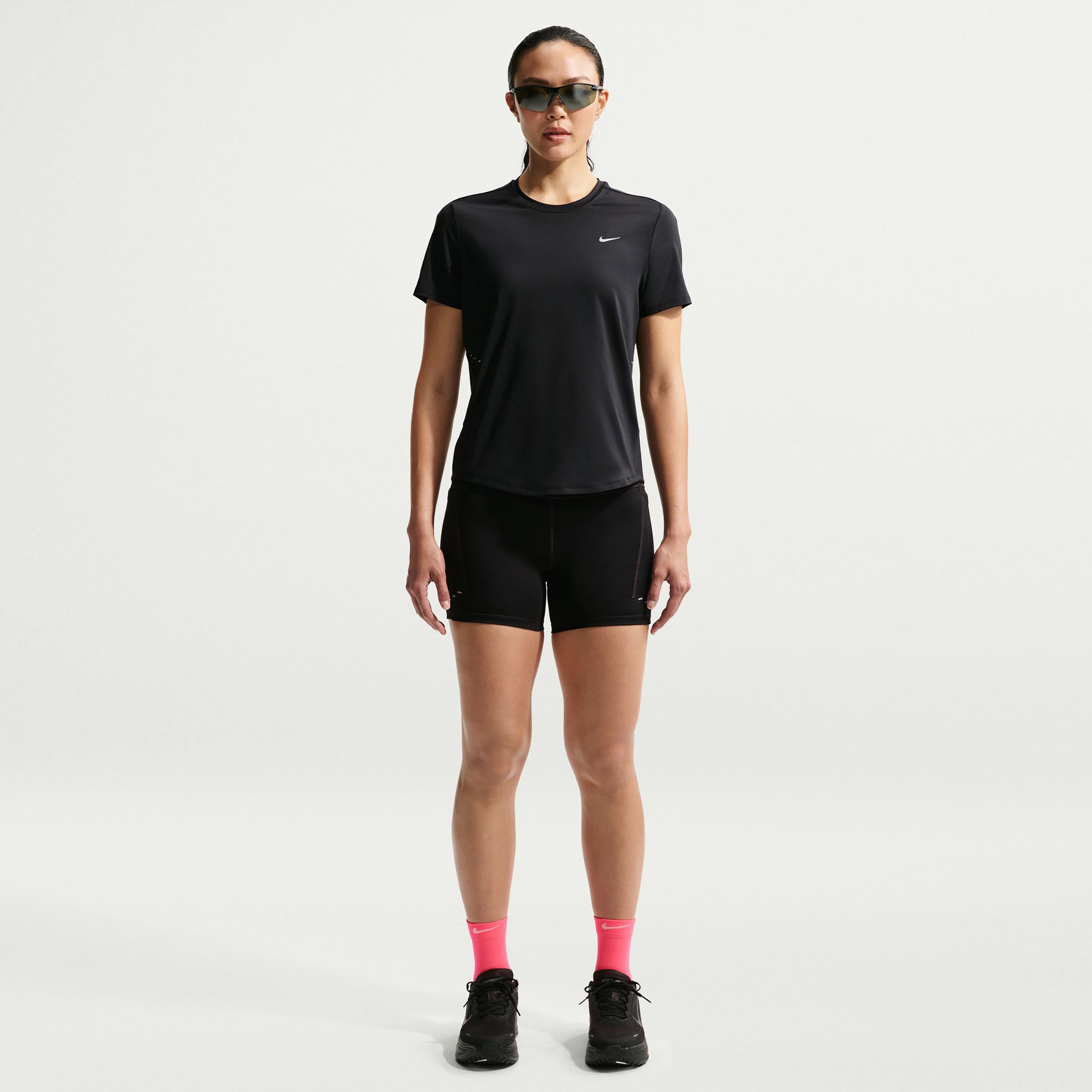 Nike Swift  Maillot de course Femmes - noir, argent