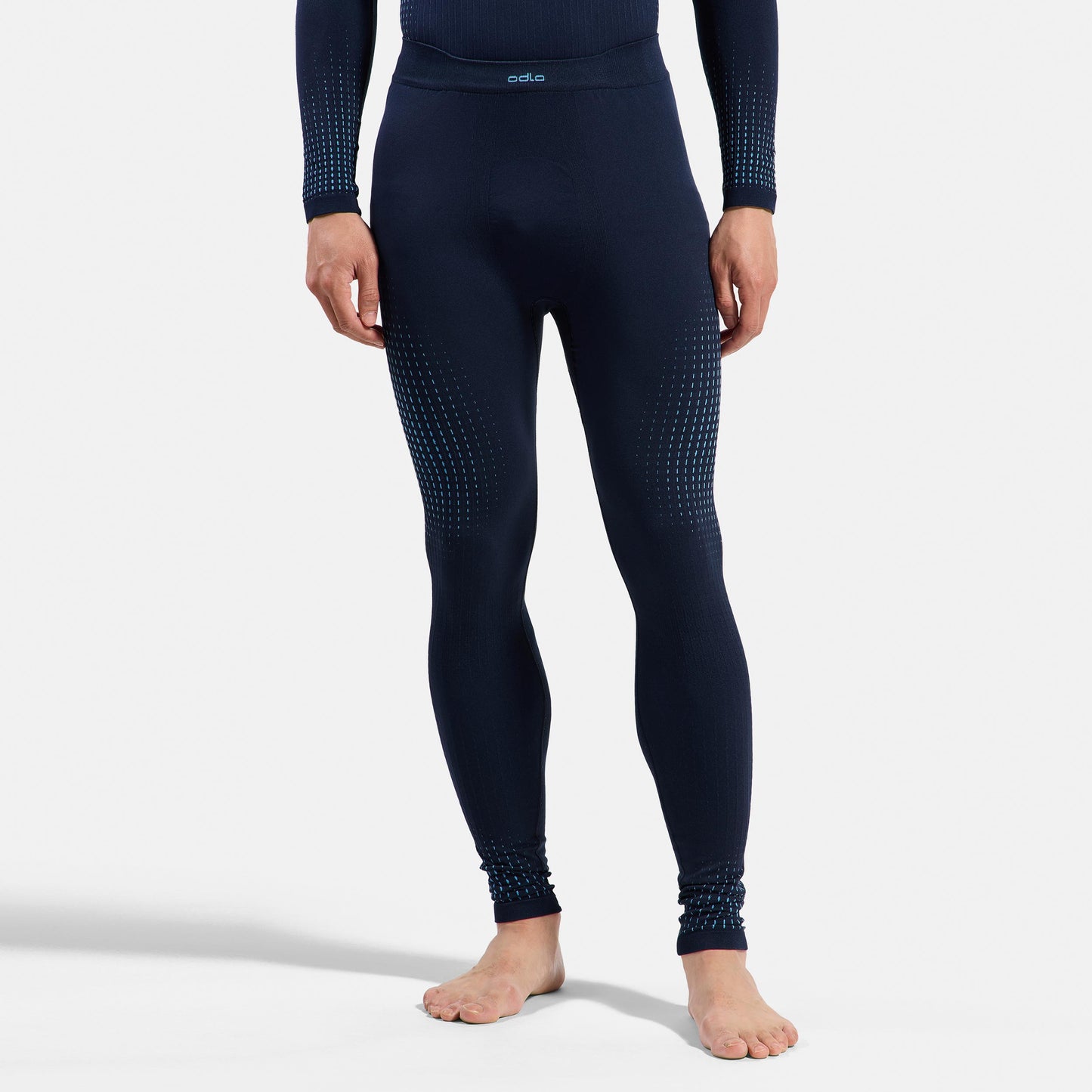 Odlo Performance Warm  Caleçon Hommes - bleu foncé
