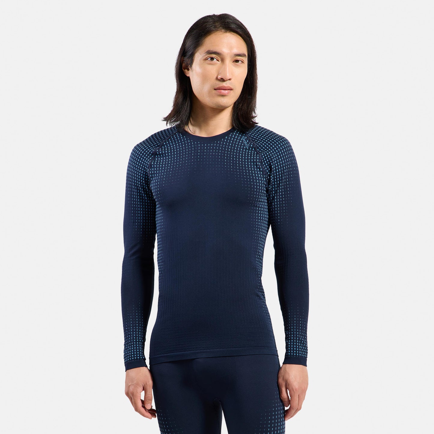 Odlo Performance Warm  Maillot de corps Hommes - bleu foncé