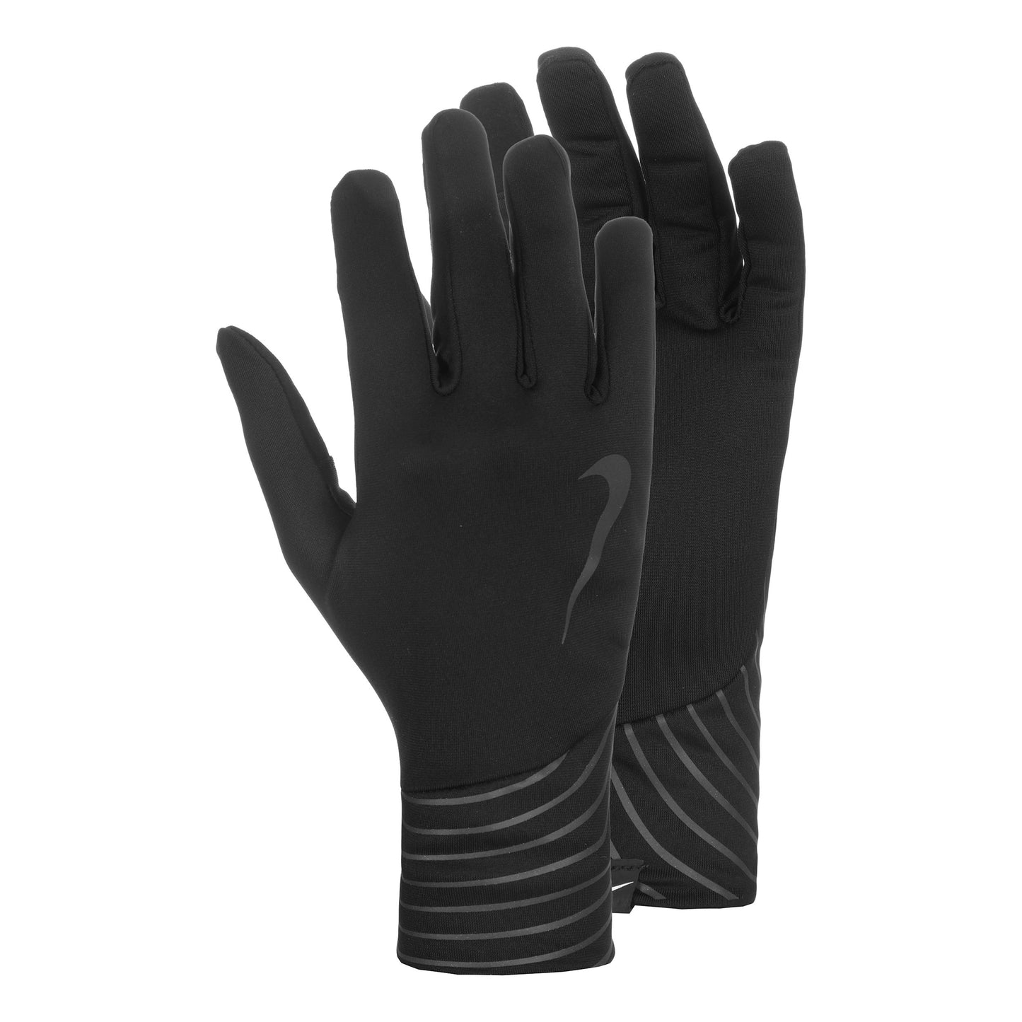Nike Pacer Lightweight Reflective  Gants de running Femmes - noir, noir