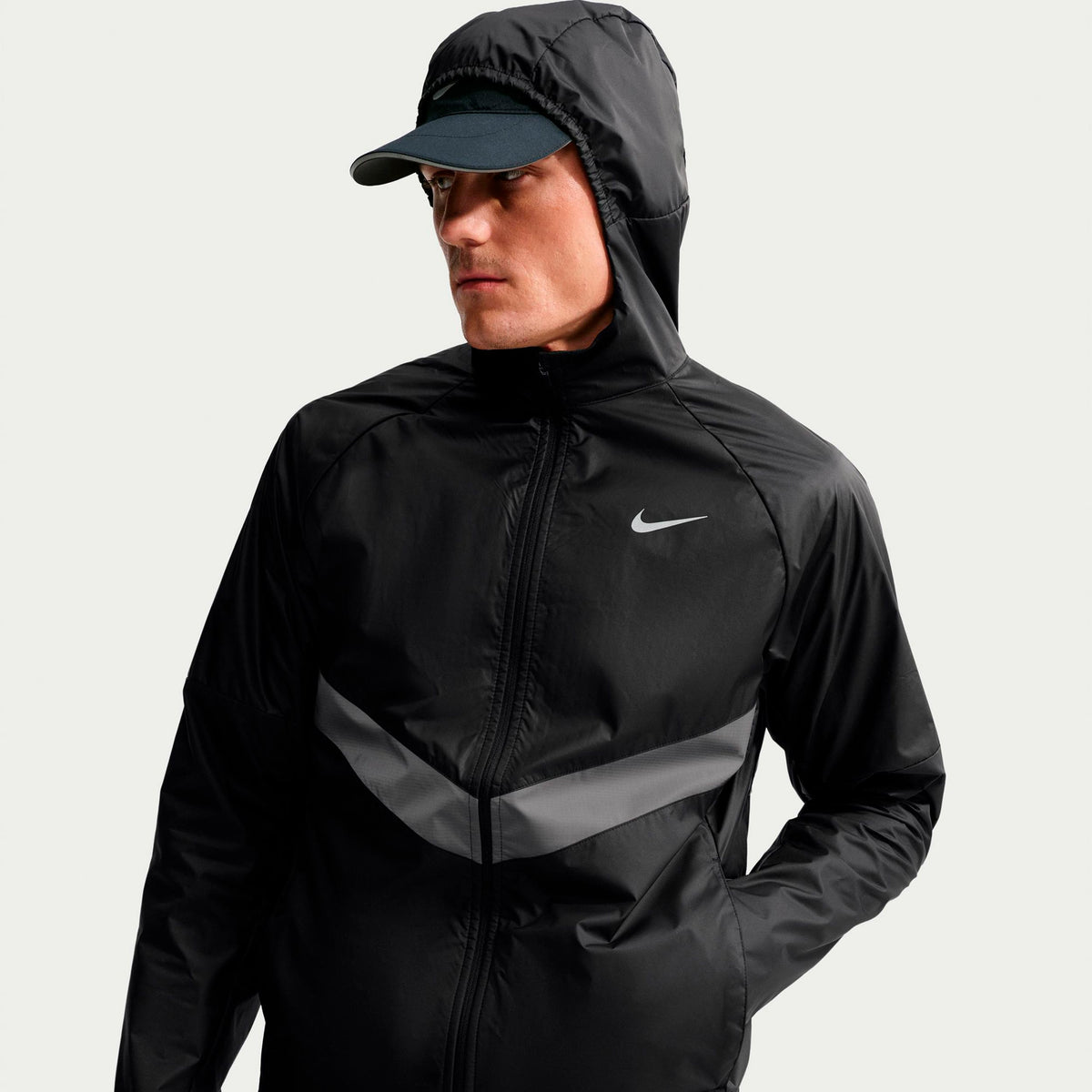 Nike Miler Therma-Fit  Veste running Hommes - noir, noir