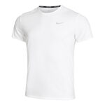 V&ecirc;tements Nike Nike Miler Tee Maillot de course Hommes-blanc